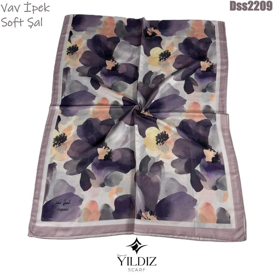 Vav İpek Dijital Soft Şal