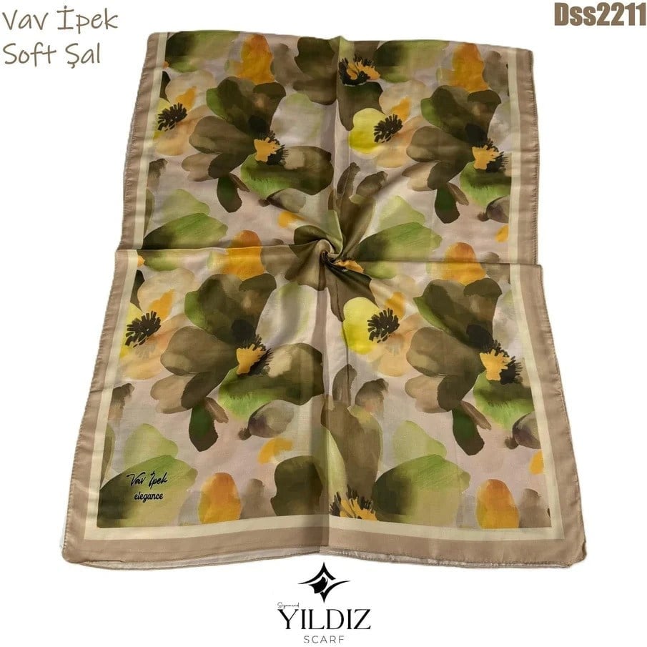 Vav İpek Dijital Soft Şal