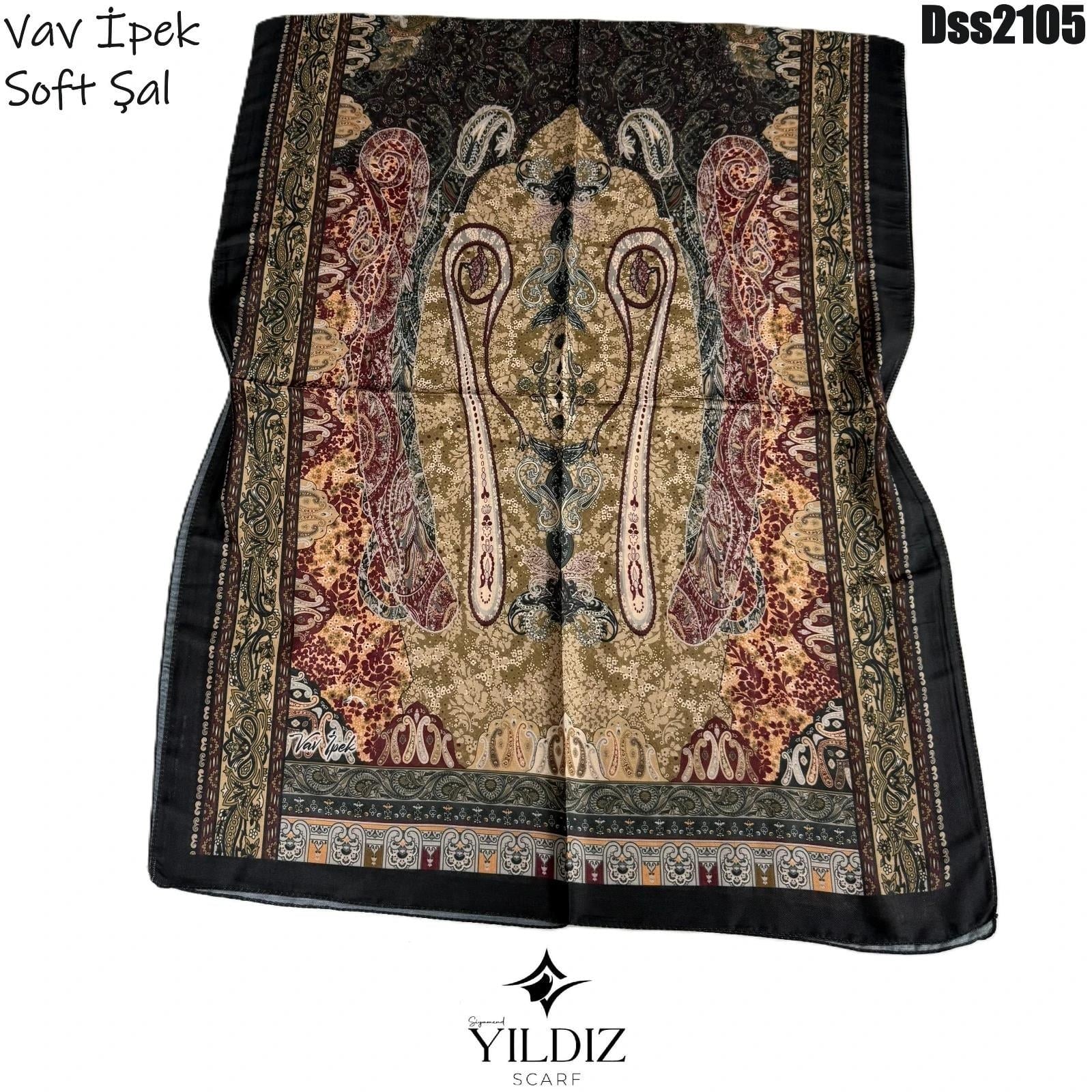 Vav İpek Dijital Soft Şal