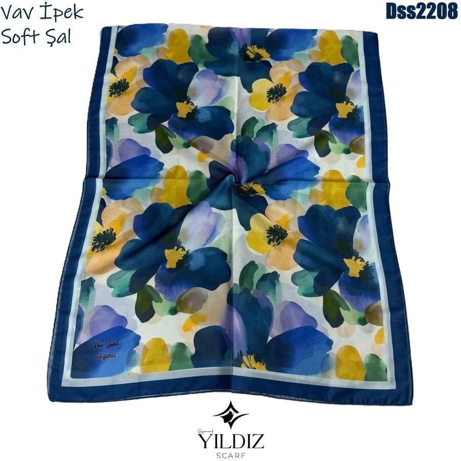 Vav İpek Dijital Soft Şal
