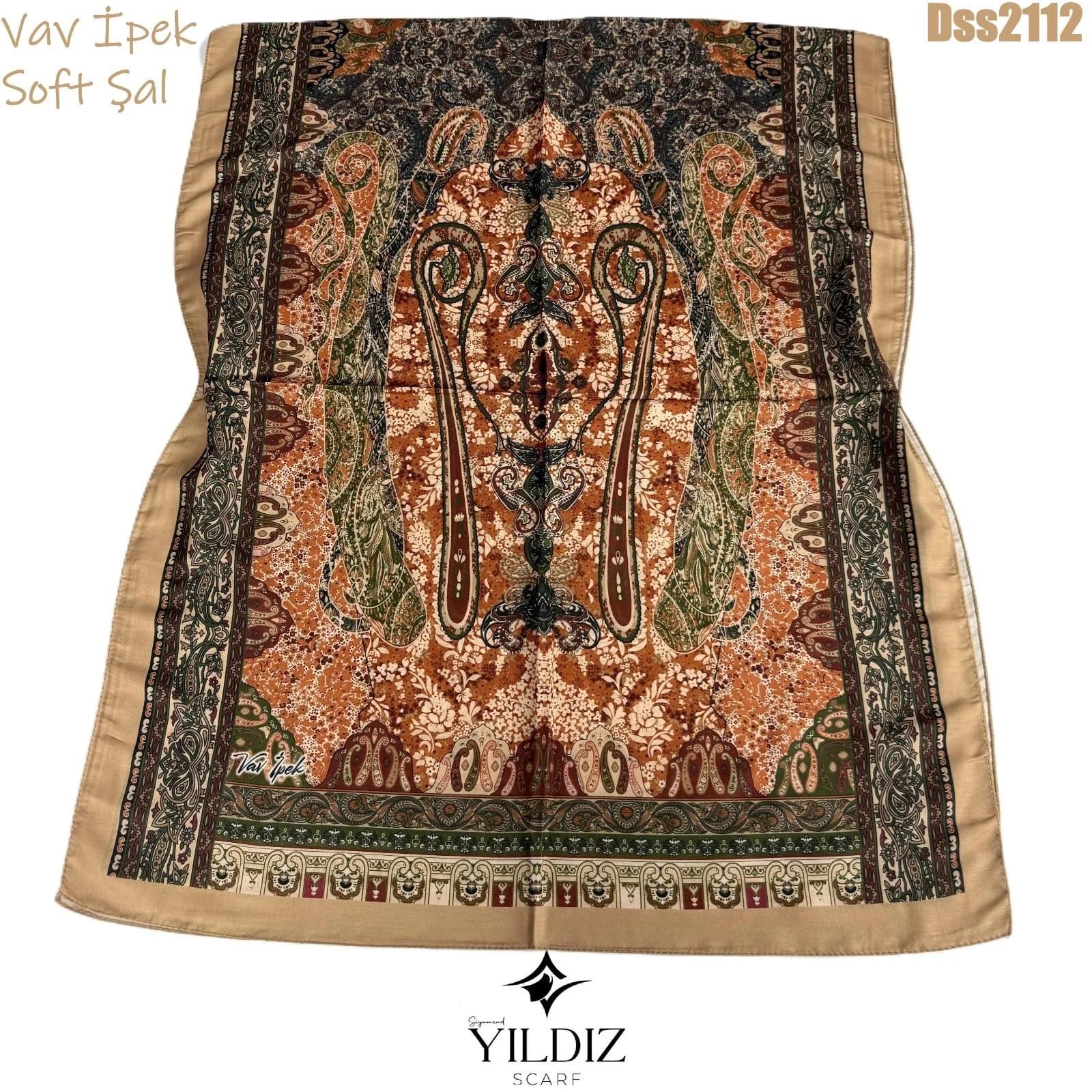 Vav İpek Dijital Soft Şal