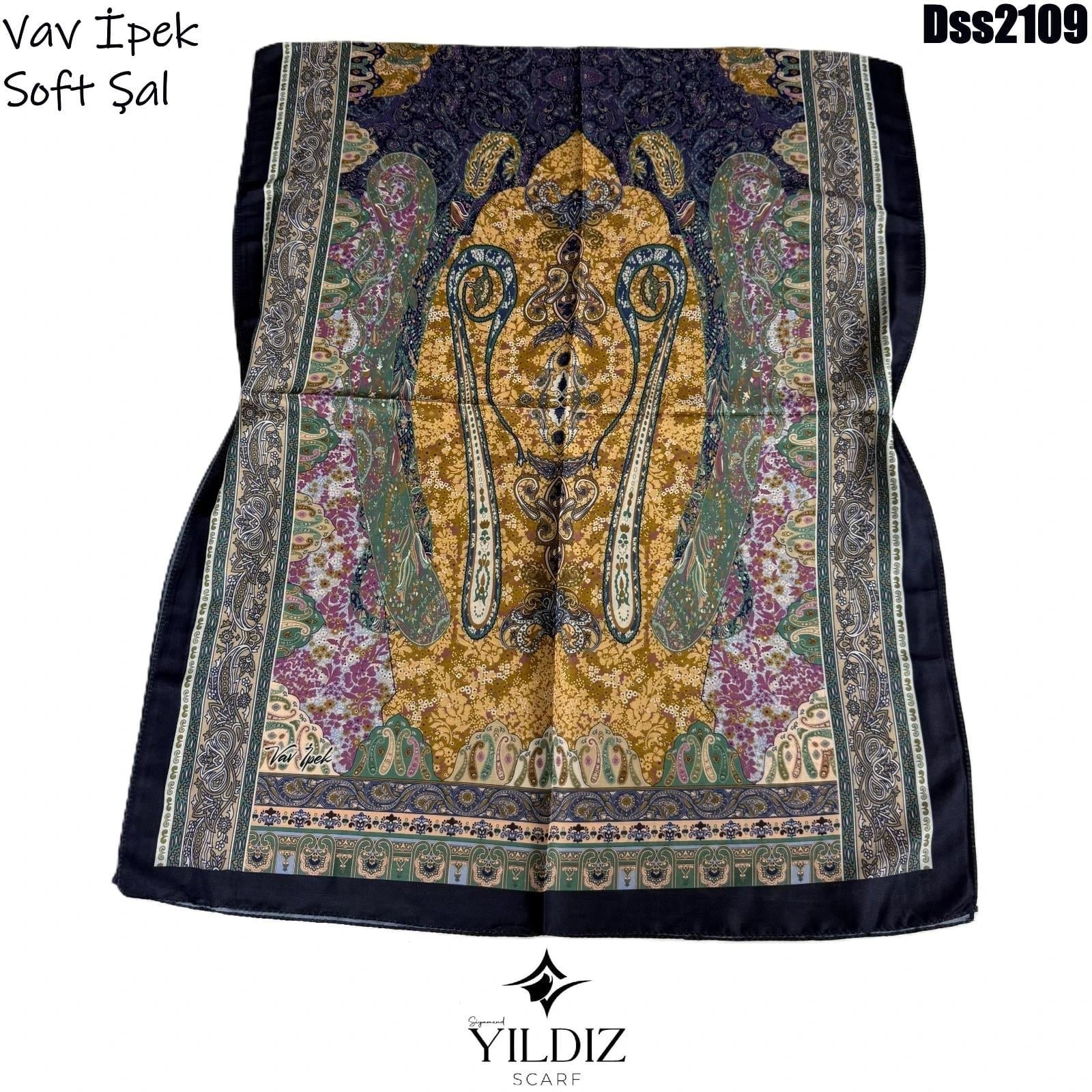Vav İpek Dijital Soft Şal