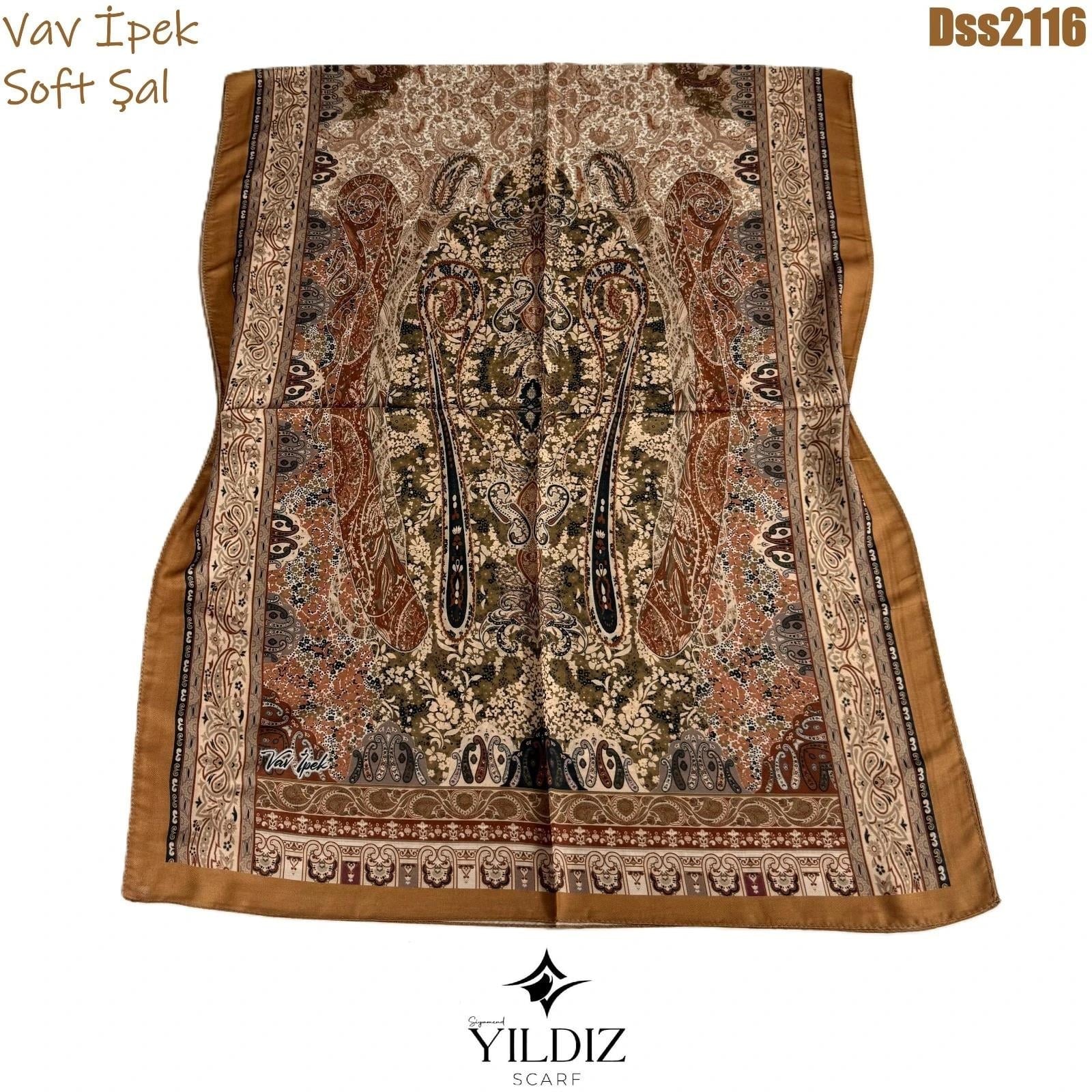 Vav İpek Dijital Soft Şal