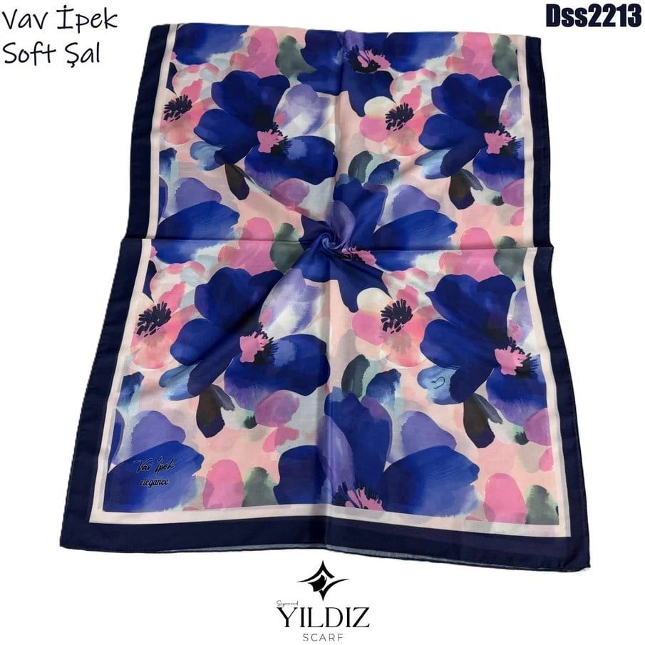 Vav İpek Dijital Soft Şal