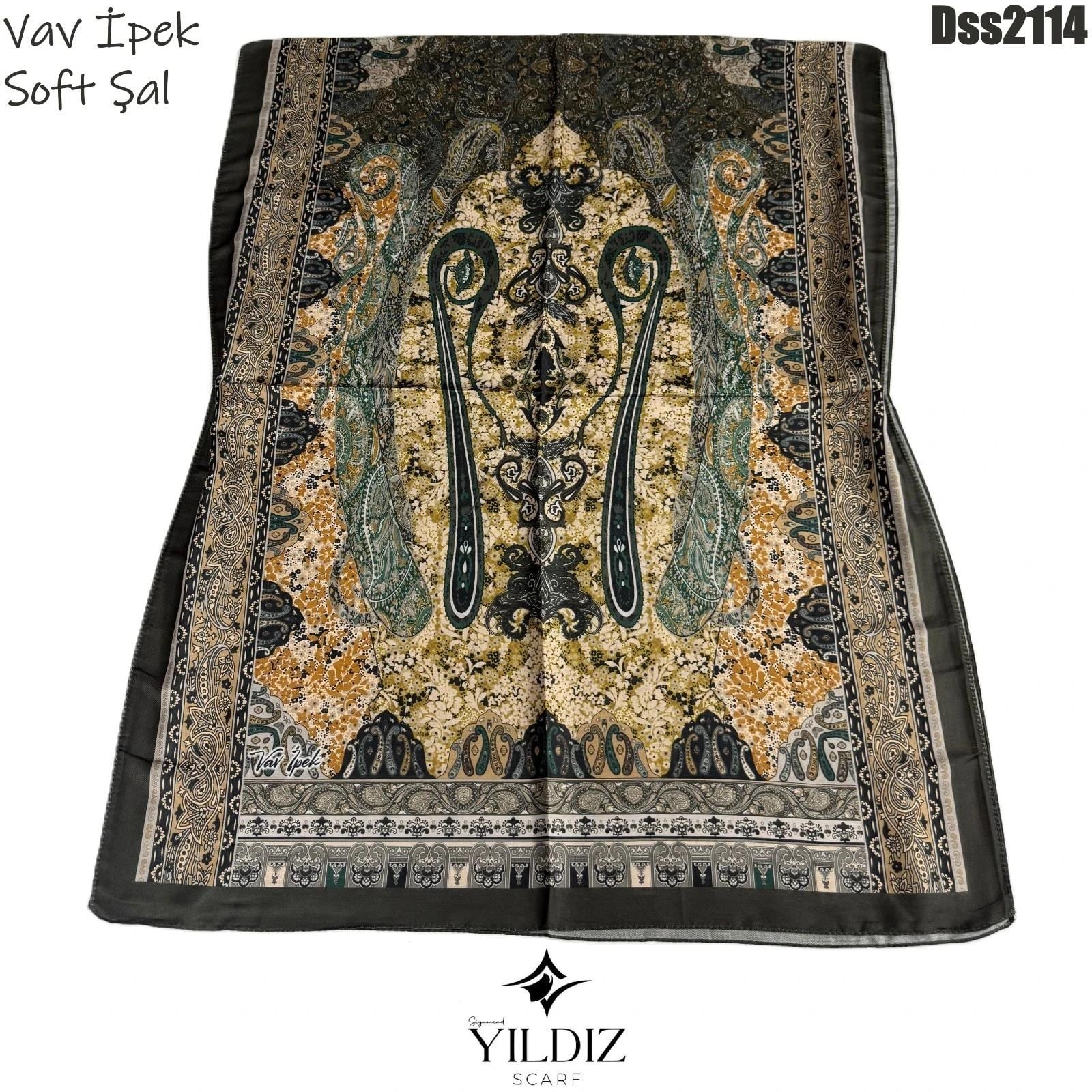 Vav İpek Dijital Soft Şal