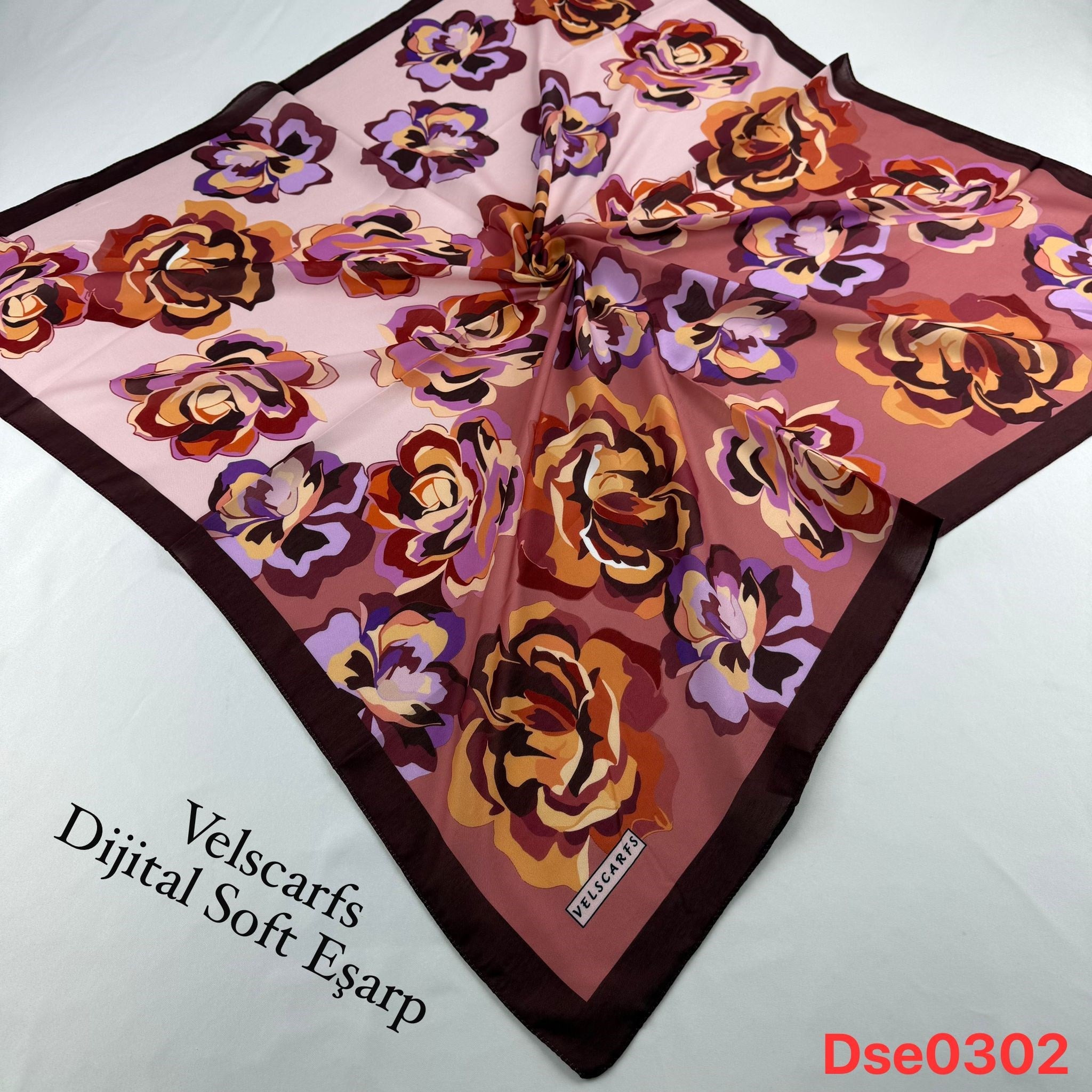 Vel Scarfs Dijital Soft Eşarp