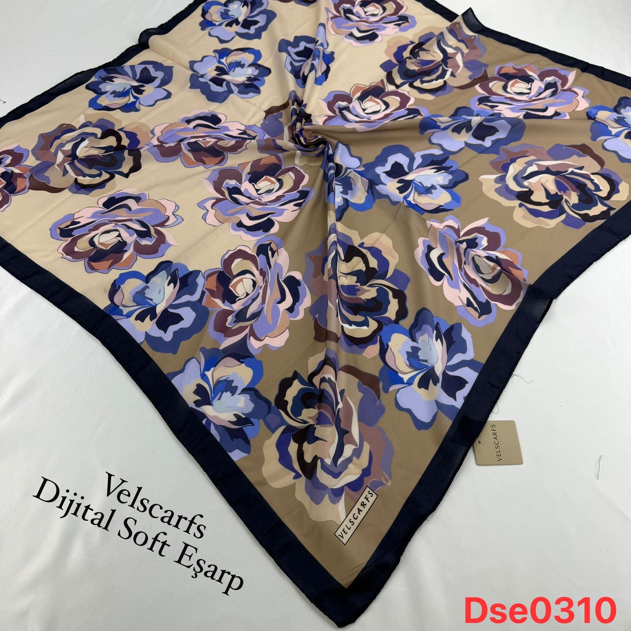 Vel Scarfs Dijital Soft Eşarp