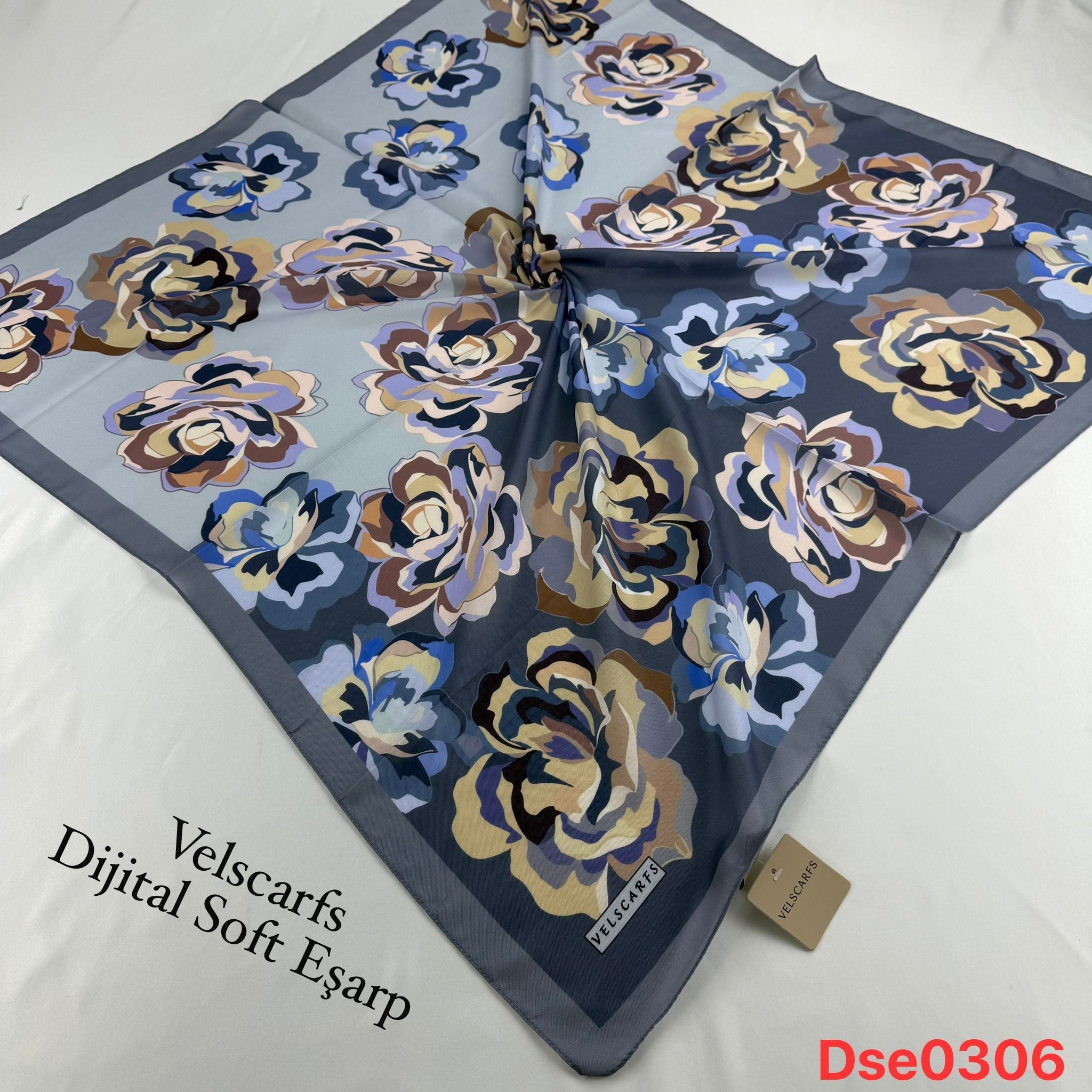 Vel Scarfs Dijital Soft Eşarp