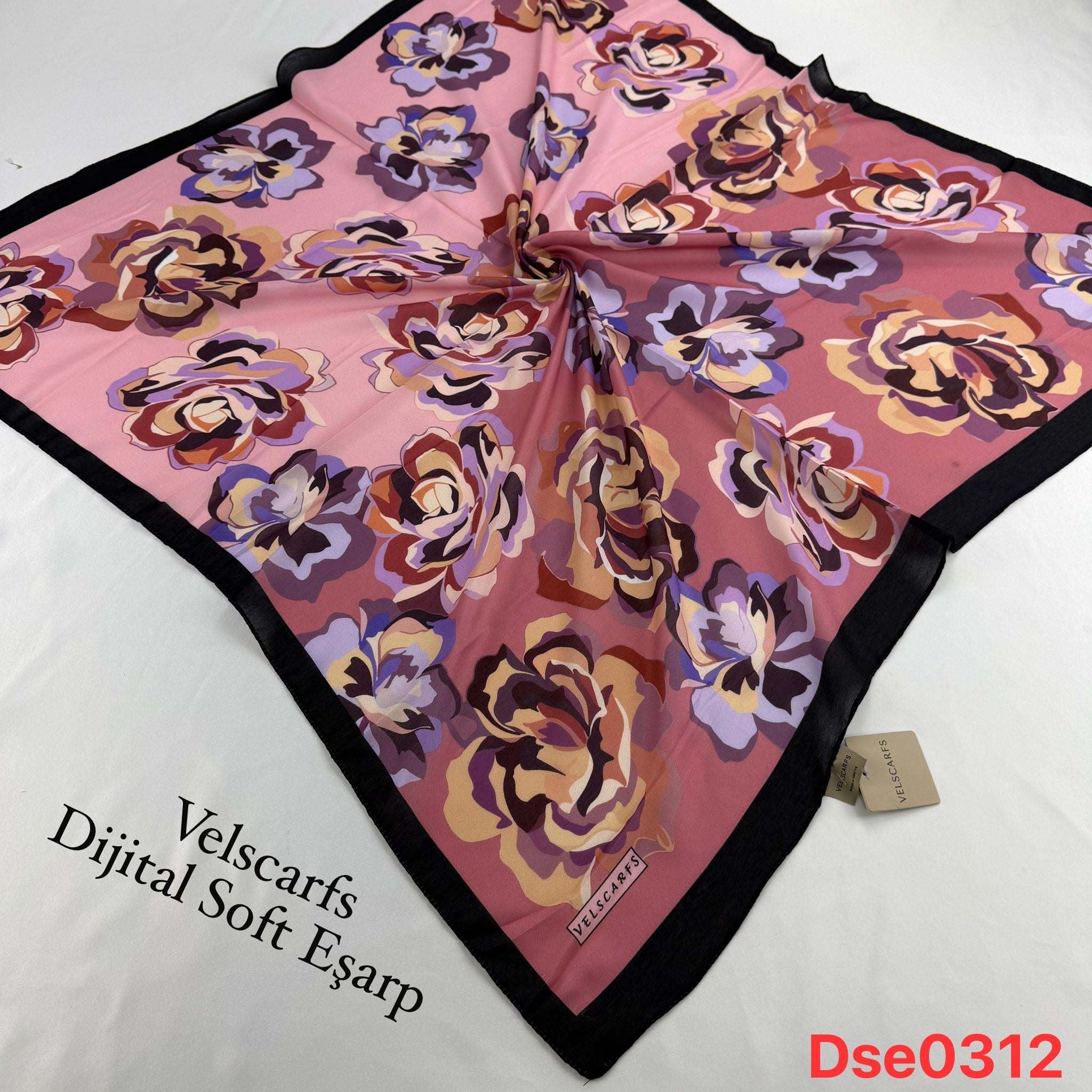 Vel Scarfs Dijital Soft Eşarp