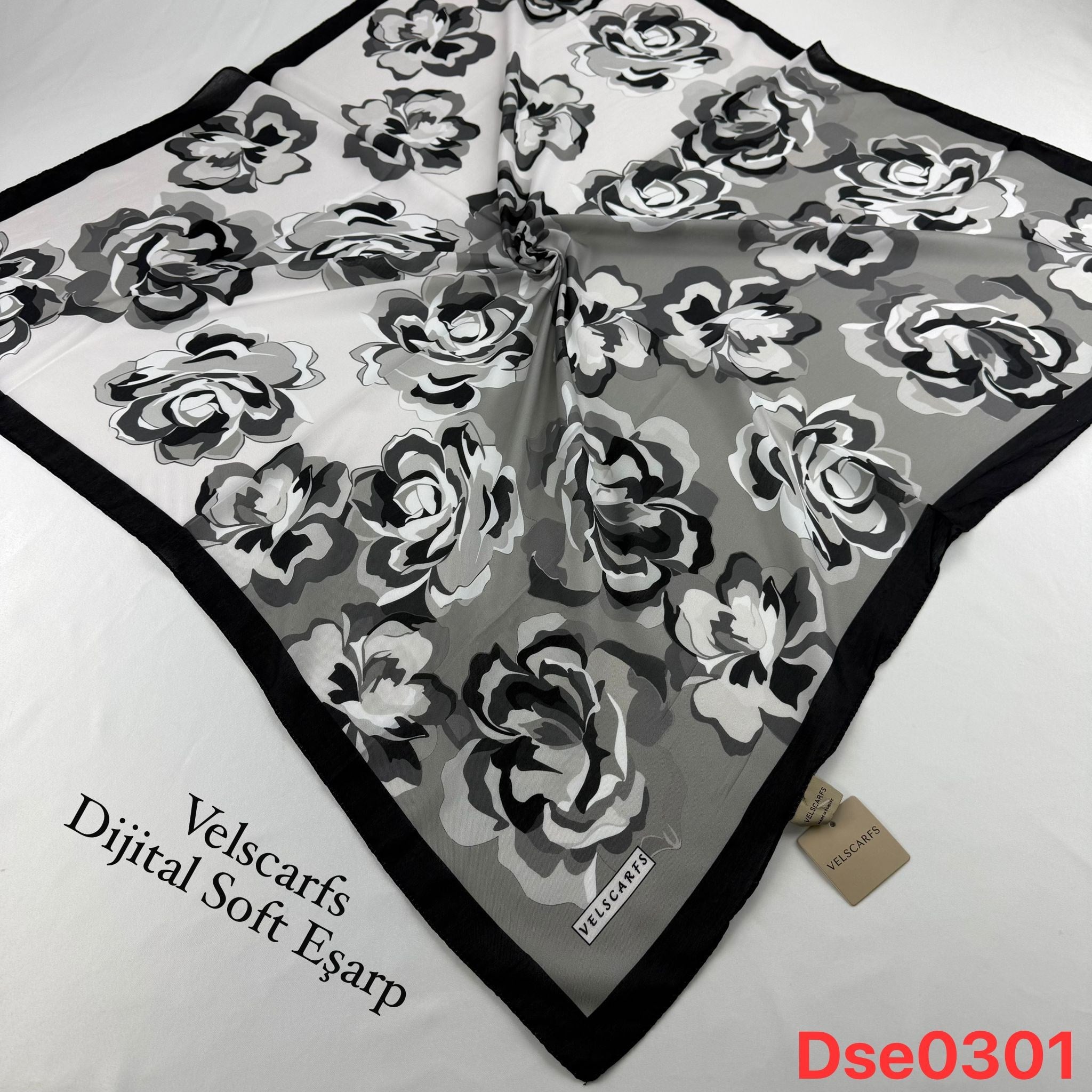 Vel Scarfs Dijital Soft Eşarp