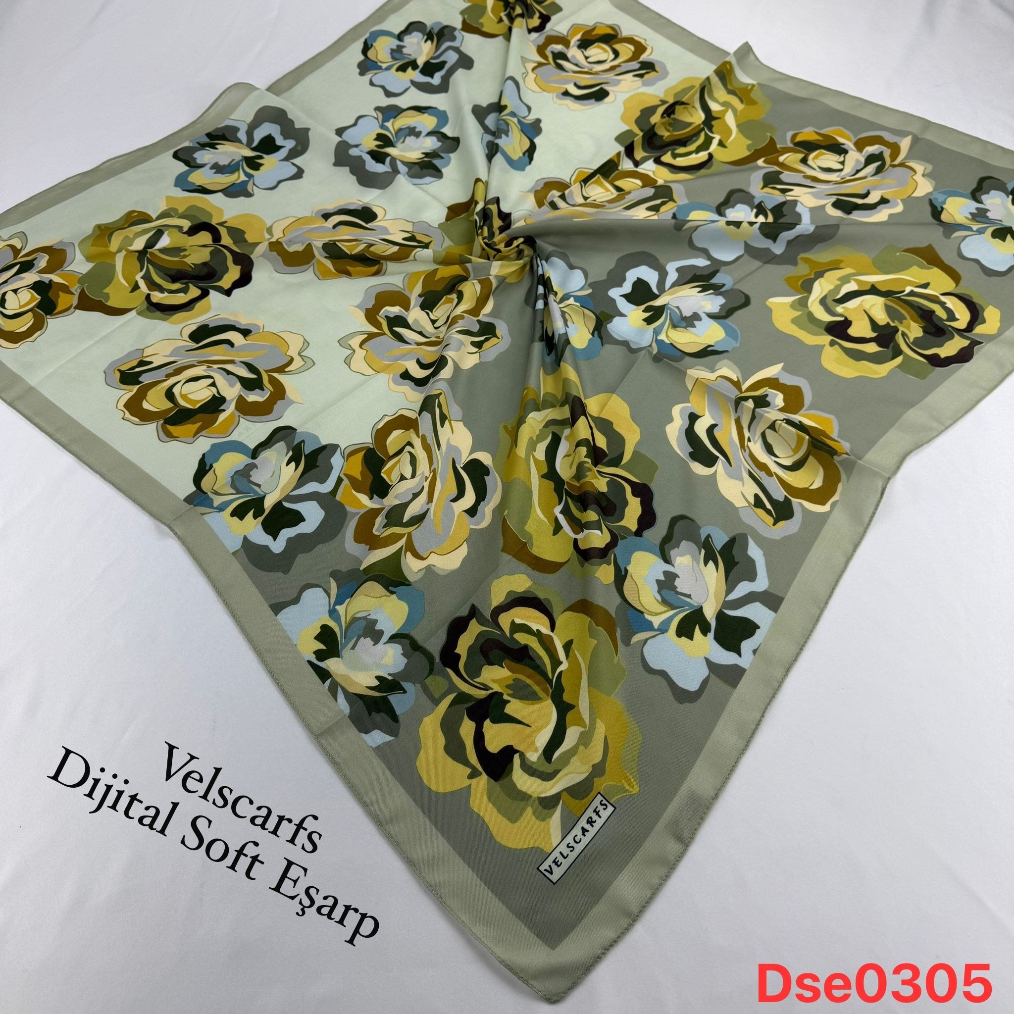 Vel Scarfs Dijital Soft Eşarp