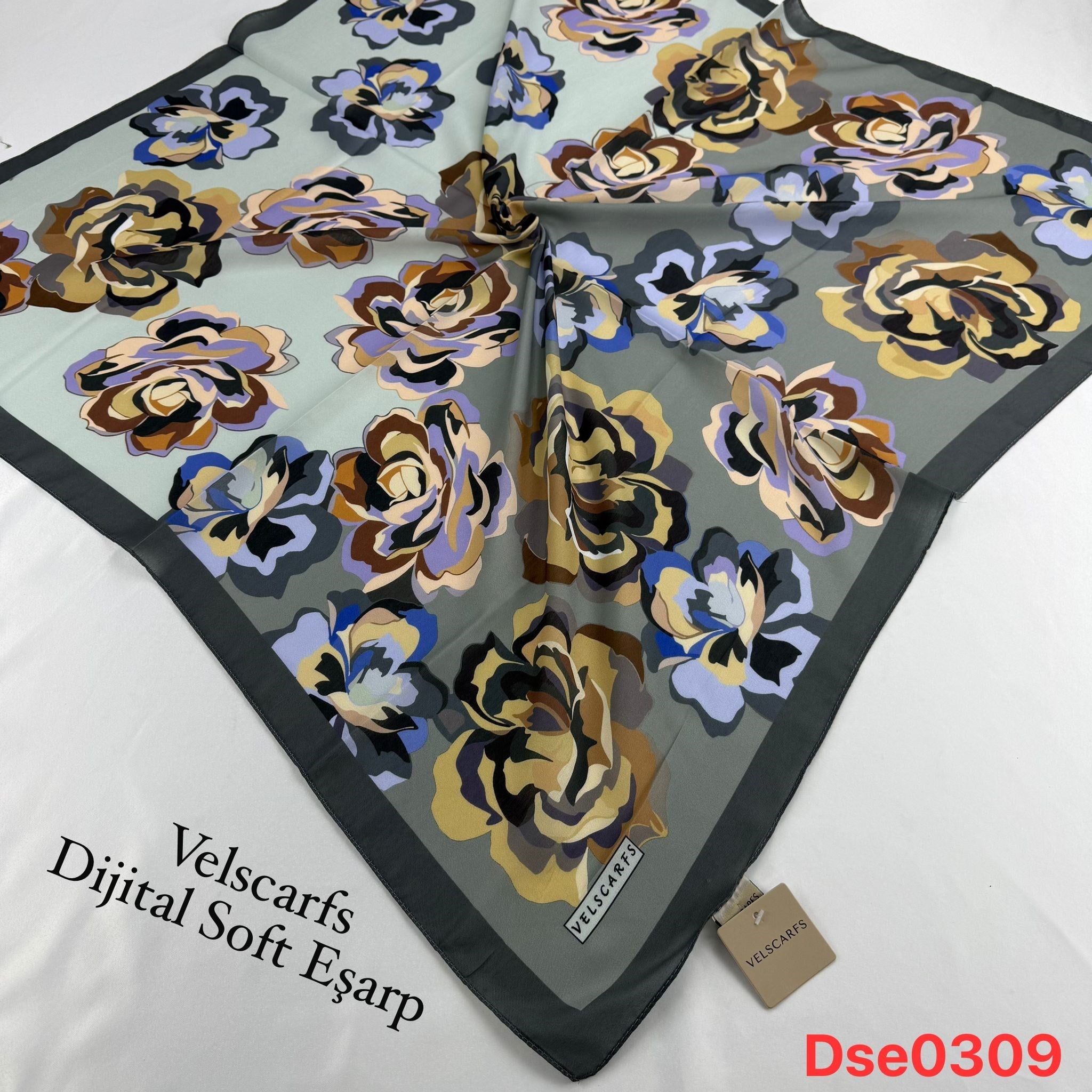Vel Scarfs Dijital Soft Eşarp