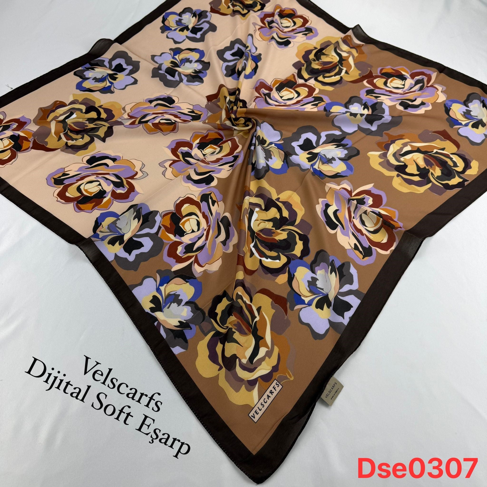 Vel Scarfs Dijital Soft Eşarp