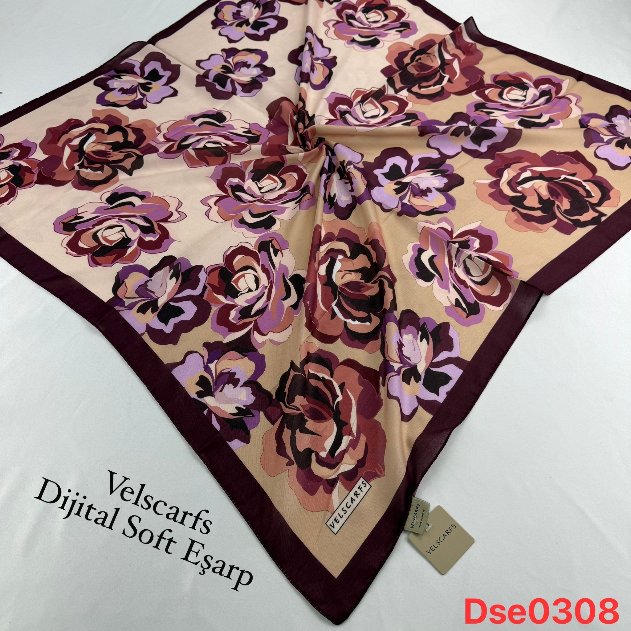 Vel Scarfs Dijital Soft Eşarp