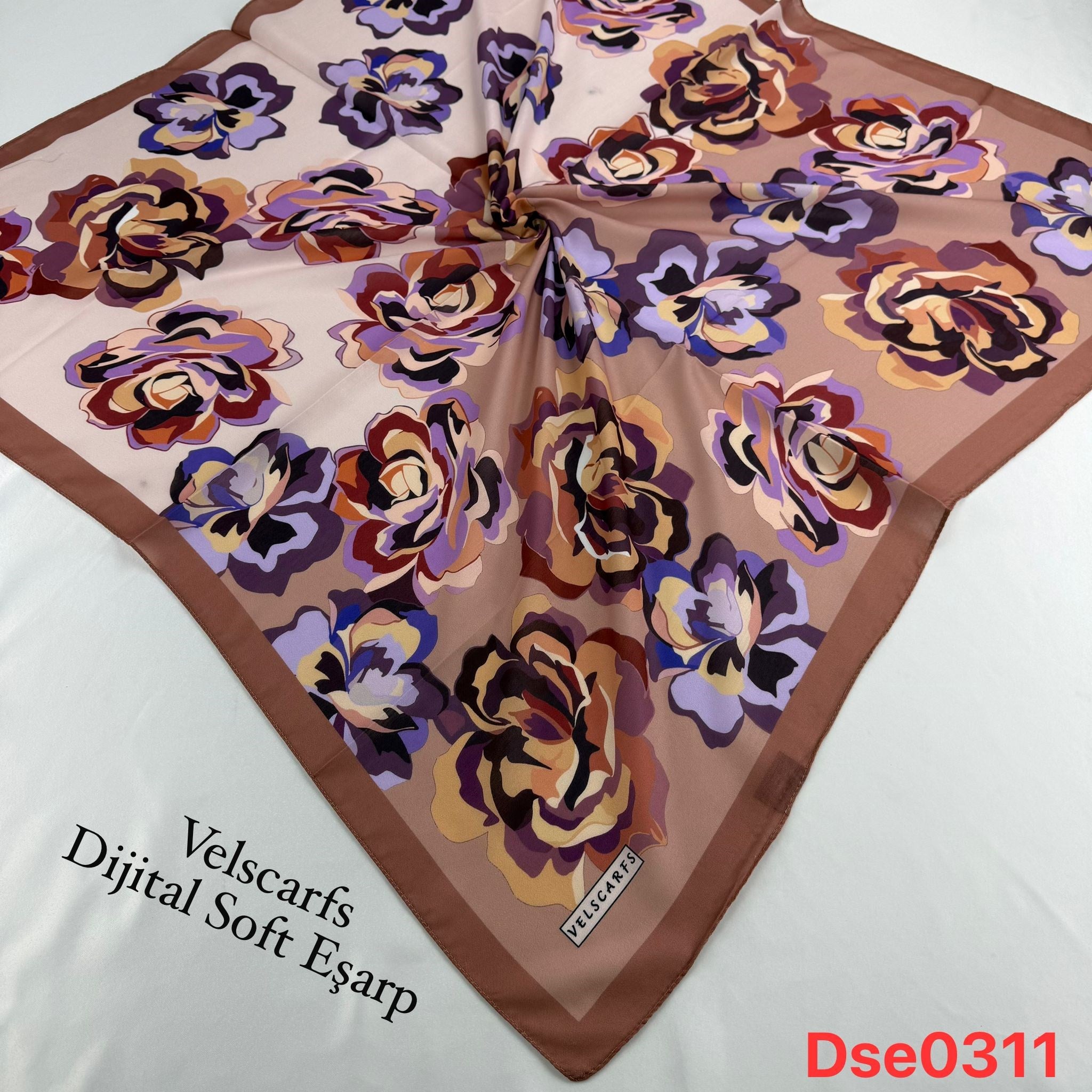 Vel Scarfs Dijital Soft Eşarp
