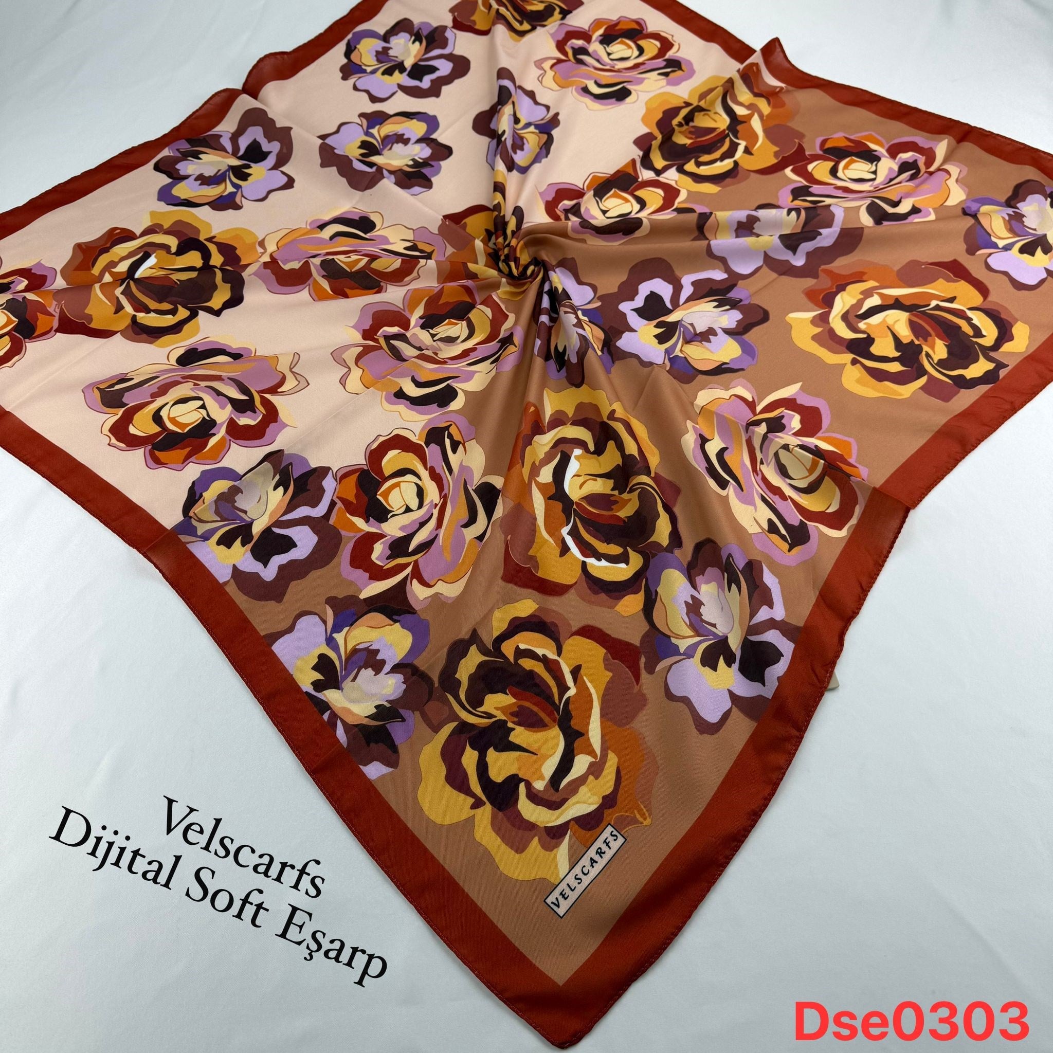 Vel Scarfs Dijital Soft Eşarp