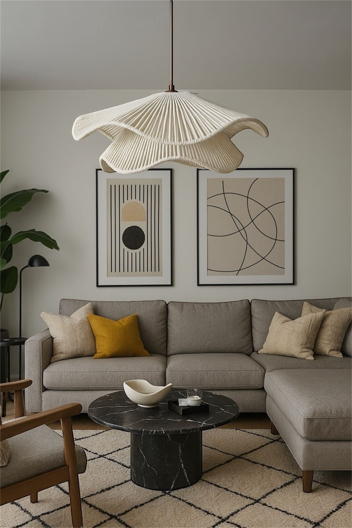 AFRALYA Handmade Tekli Sarkıt Avize