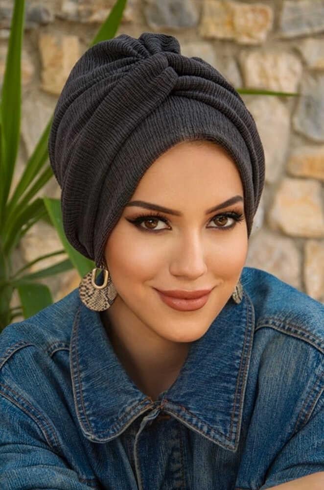 Antrasit Krınkıl Burgu Detaylı Bone