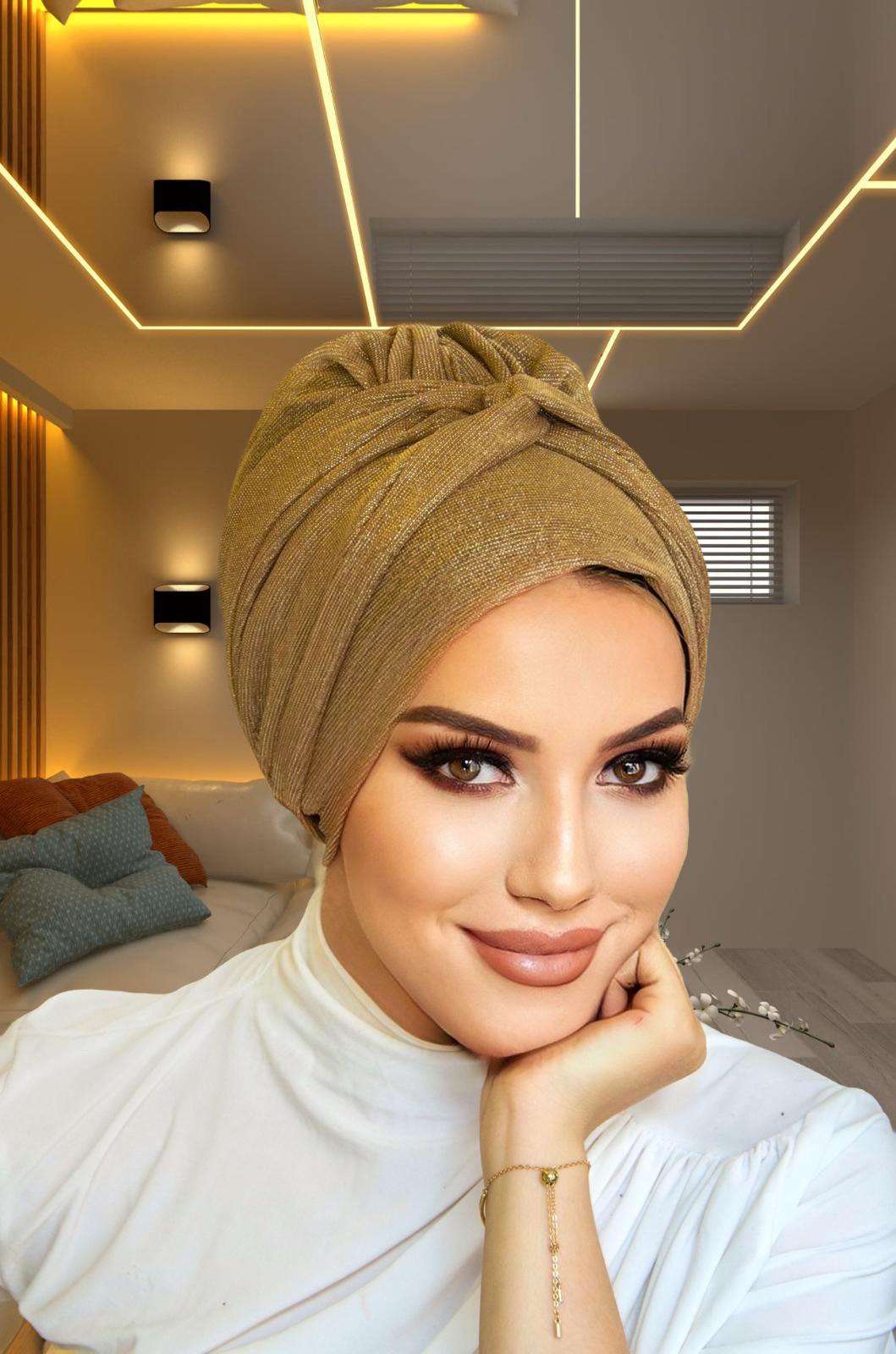 Bakır Işıltılı Burgulu Bone