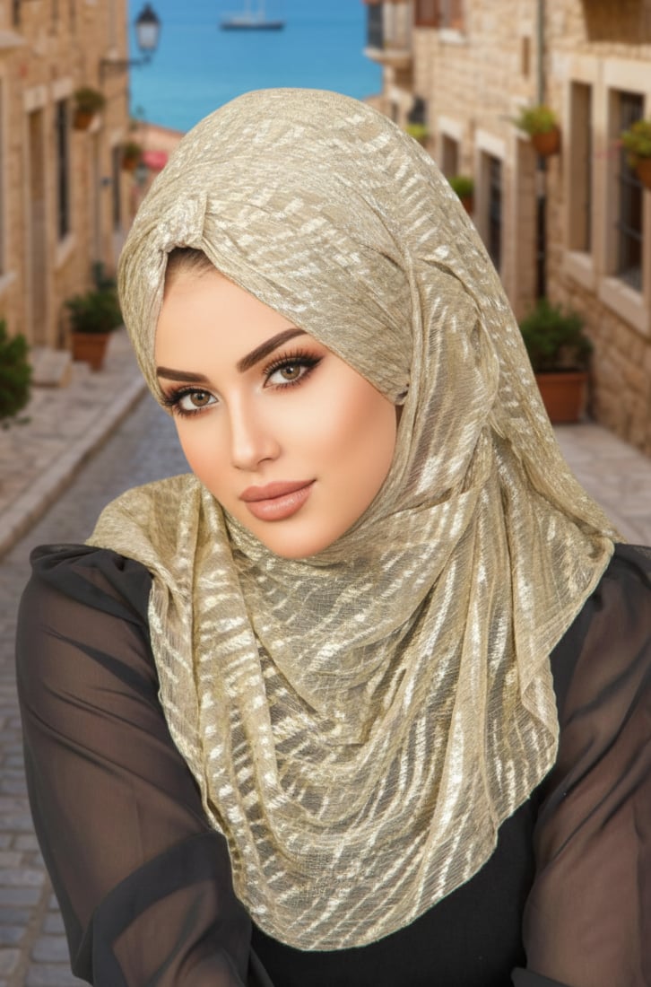 Dore Yakma Desen Double Şal