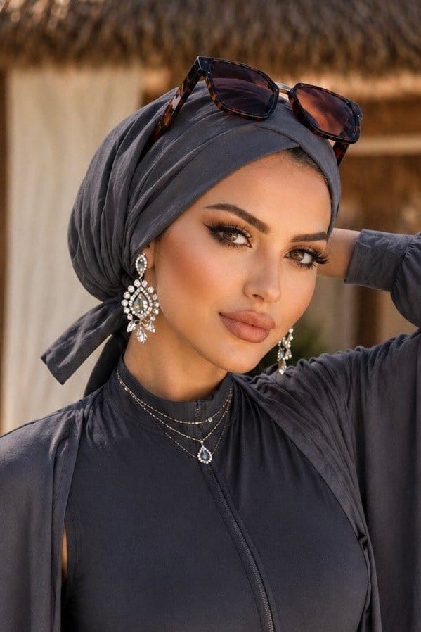 Füme Çapraz Deniz - Havuz Bonesi
