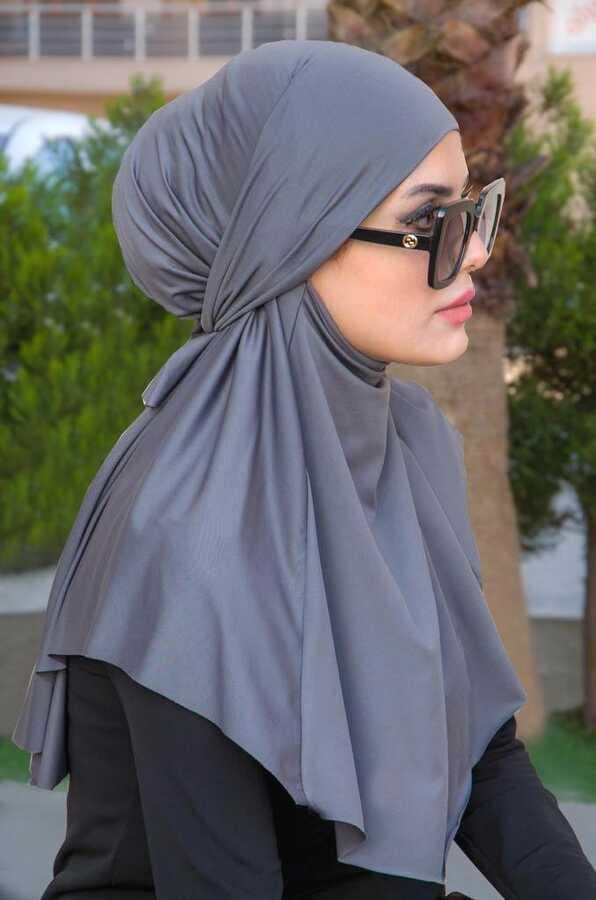 Füme Oversize Hijab