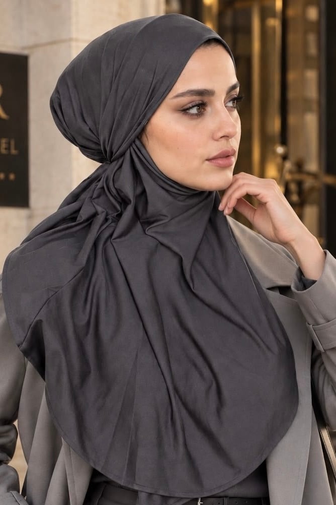 Füme Oversize Hijab