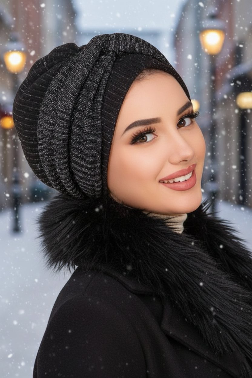 Gümüş Piliseli Burgu Detaylı Bone