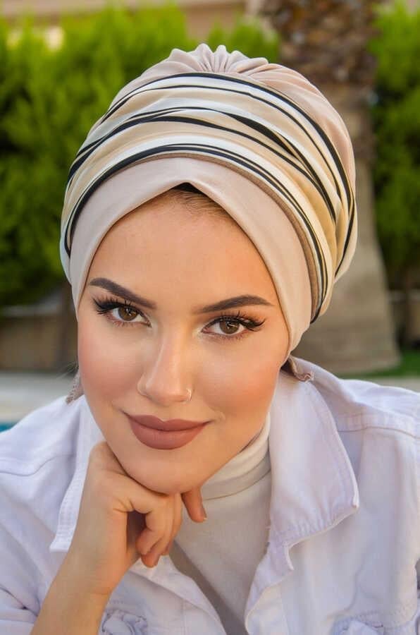 Kemik Çizgi Desen Bantlı Bone