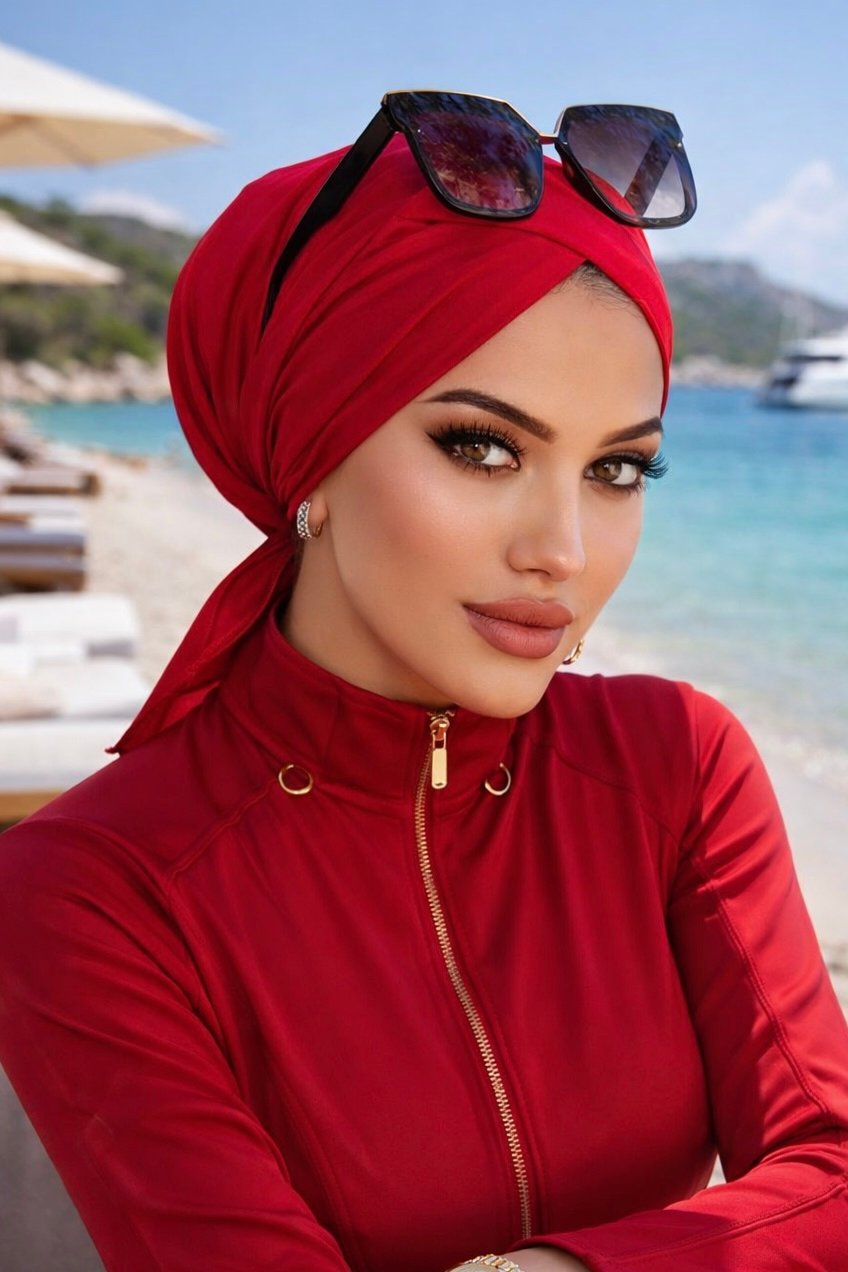 Kırmızı Çapraz Deniz - Havuz Bonesi