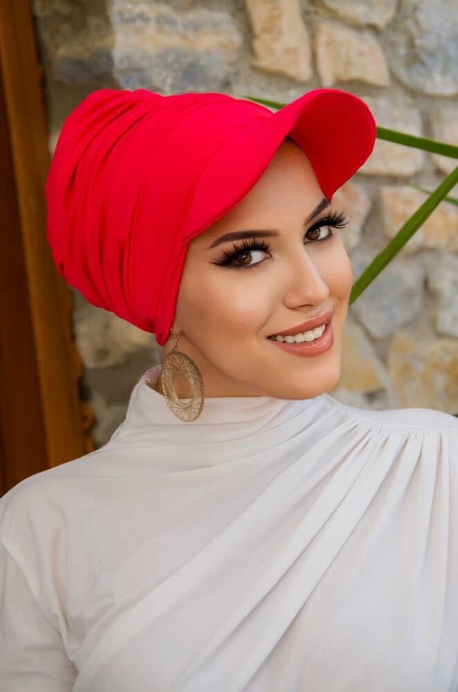 Kırmızı Havuz - Deniz Şapkası / Mayo Üstüne Kullanılabilir