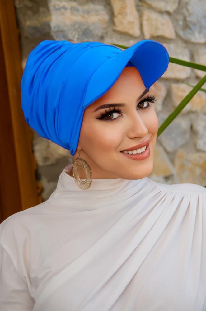 Mavi Havuz - Deniz Şapkası / Mayo Üstüne Kullanılabilir