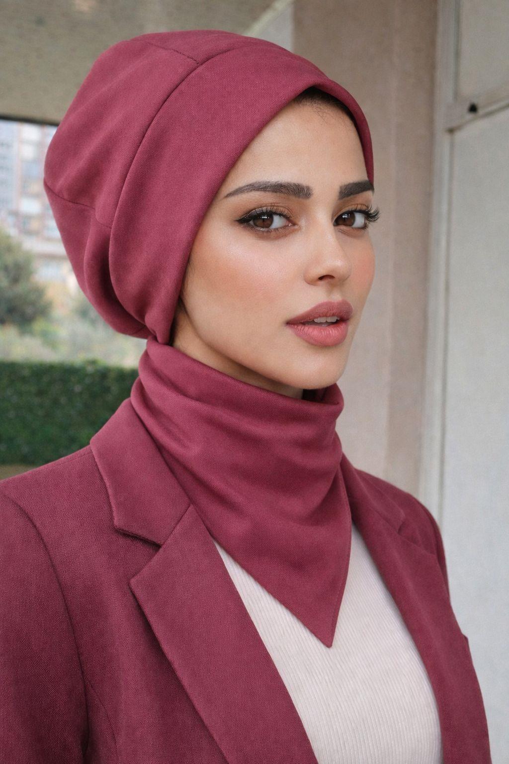 Nude Serisi Bordo Bere Bone ve Etol Takım