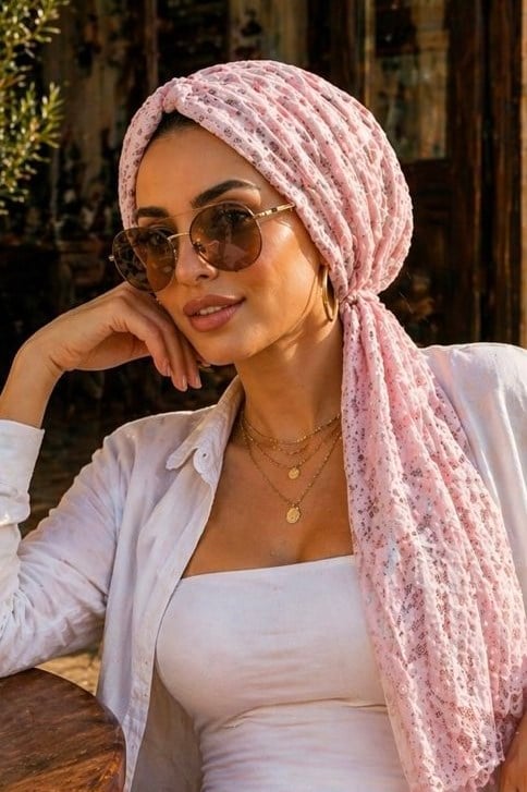 Pudra Dantel Tokalı Bone