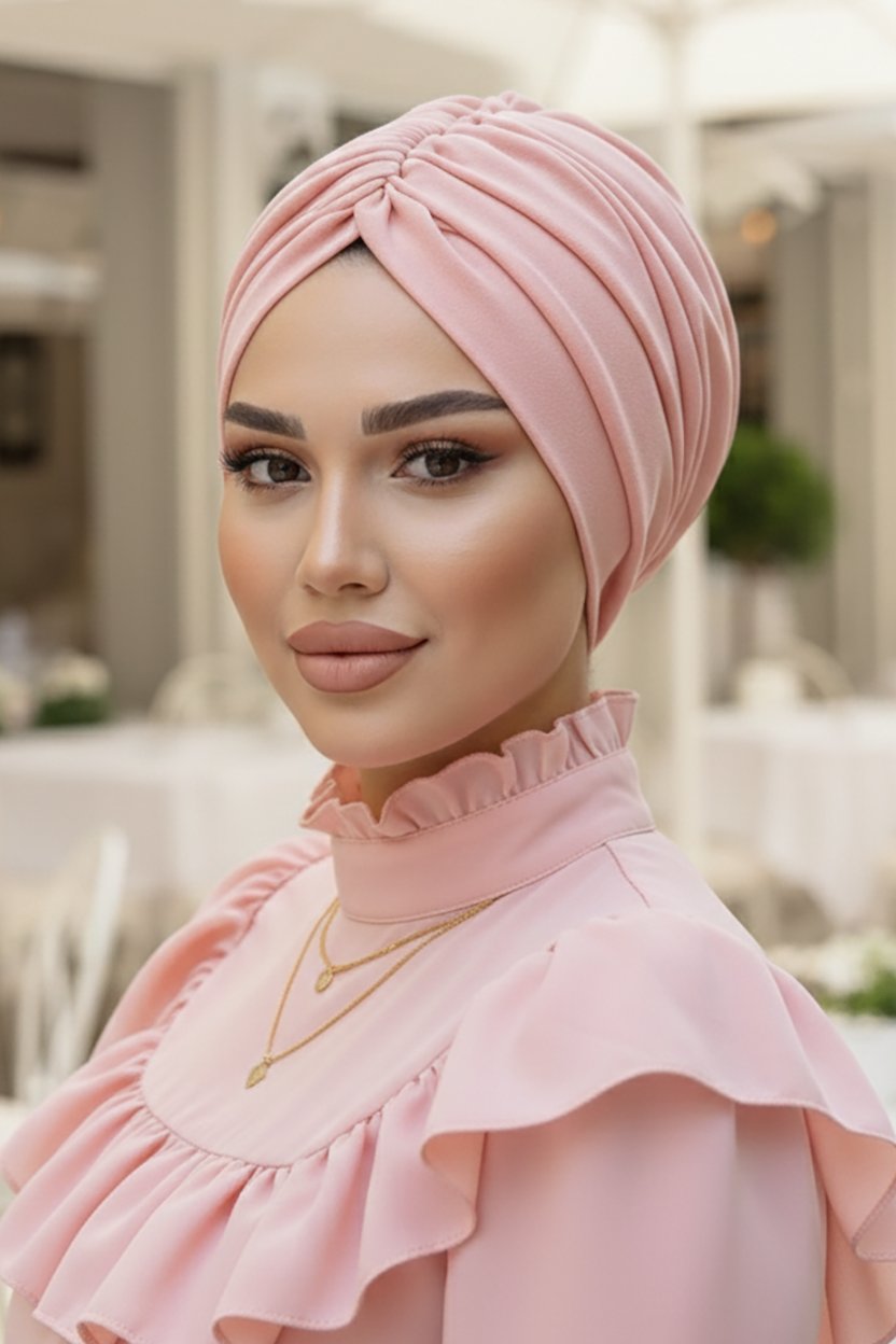 Somon Abiye Hazır Türban Bone - 60300