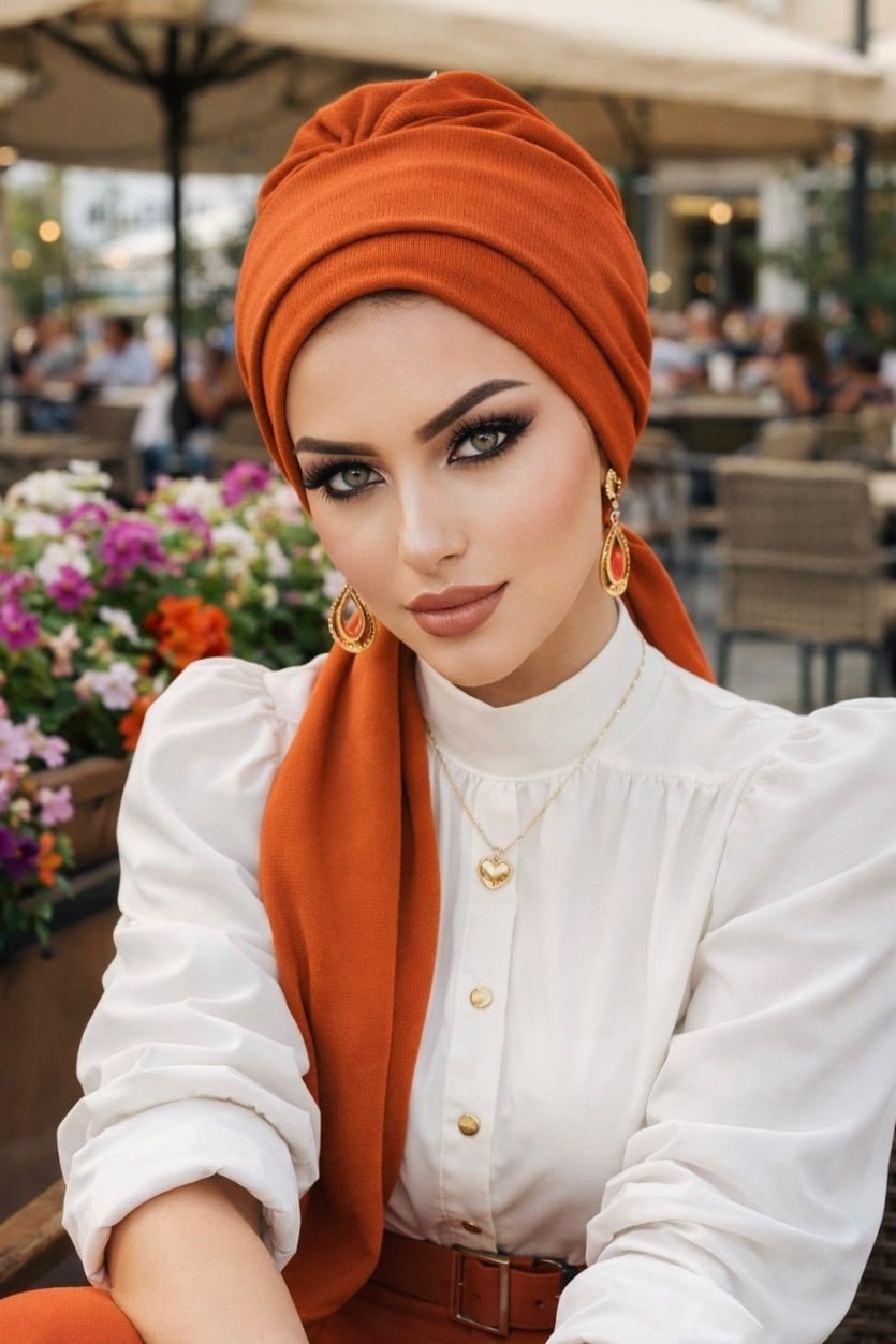 Taba Krınkıl Atkılı Tesettür Bone