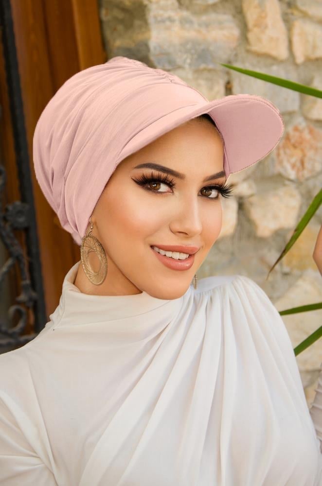 Uçuk Pudra Havuz - Deniz Şapkası / Mayo Üstüne Kullanılabilir