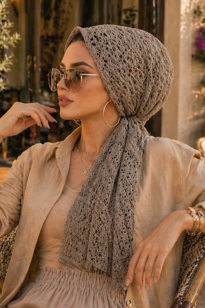 Vizon Dantel Tokalı Bone