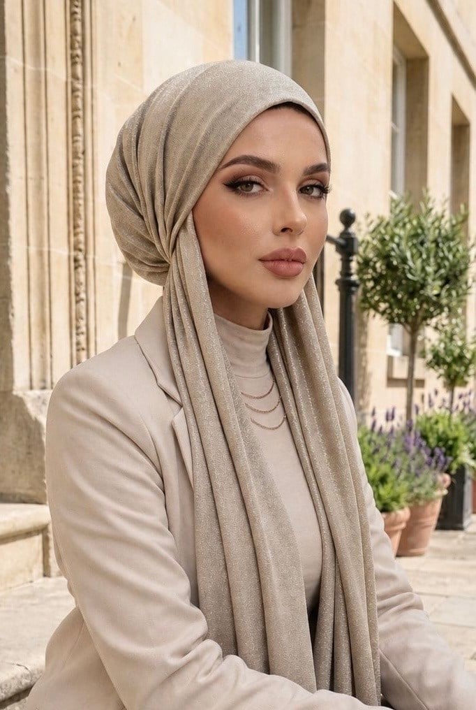 Vizon Melanj Bandana Bone Şal