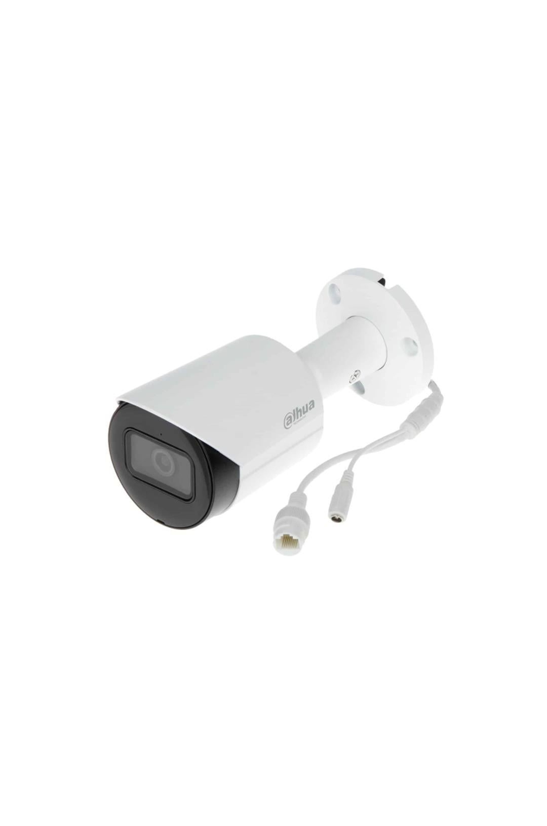 DAHUA IPC-HFW2441S-S-0360B, 4Mpix, 3,6mm Lens, H265+, 30Mt Gece Görüşü, IP67, Dahili Mikrofon, PoE Bullet IP Kamera