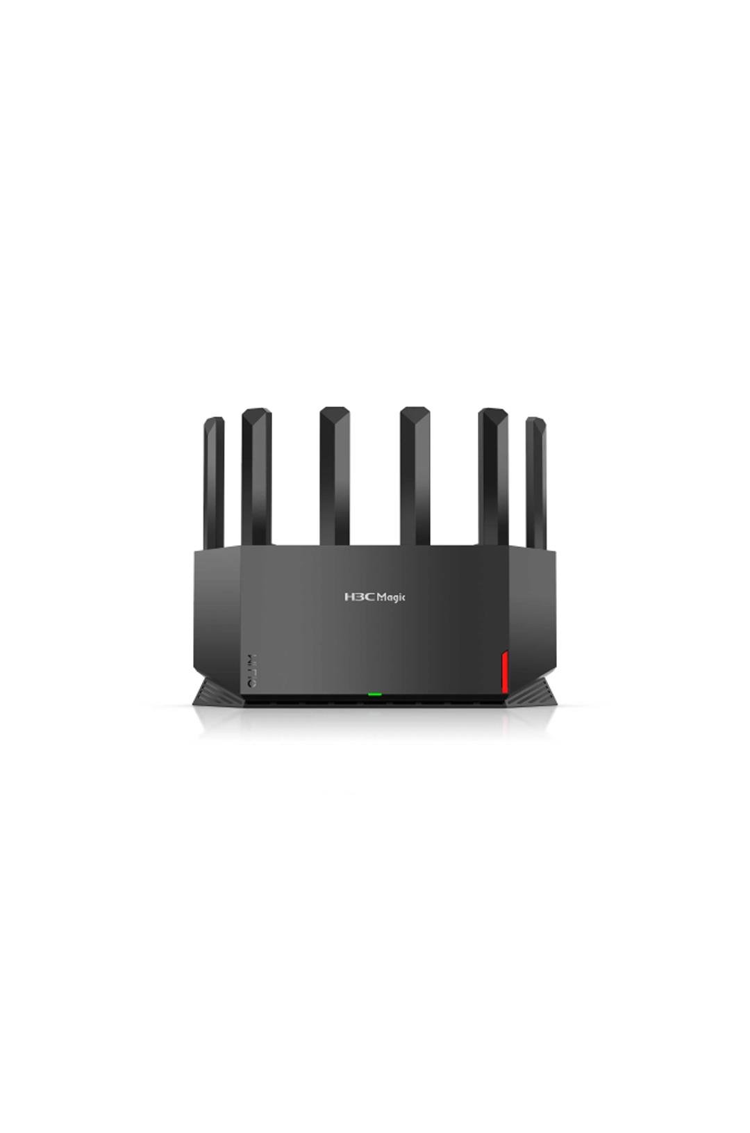 H3C Magic NX54, Dual Band, WiFi 6, 5400Mbps, 4Port GigaBit, 6ad Anten, Masaüstü, Router, Access Point