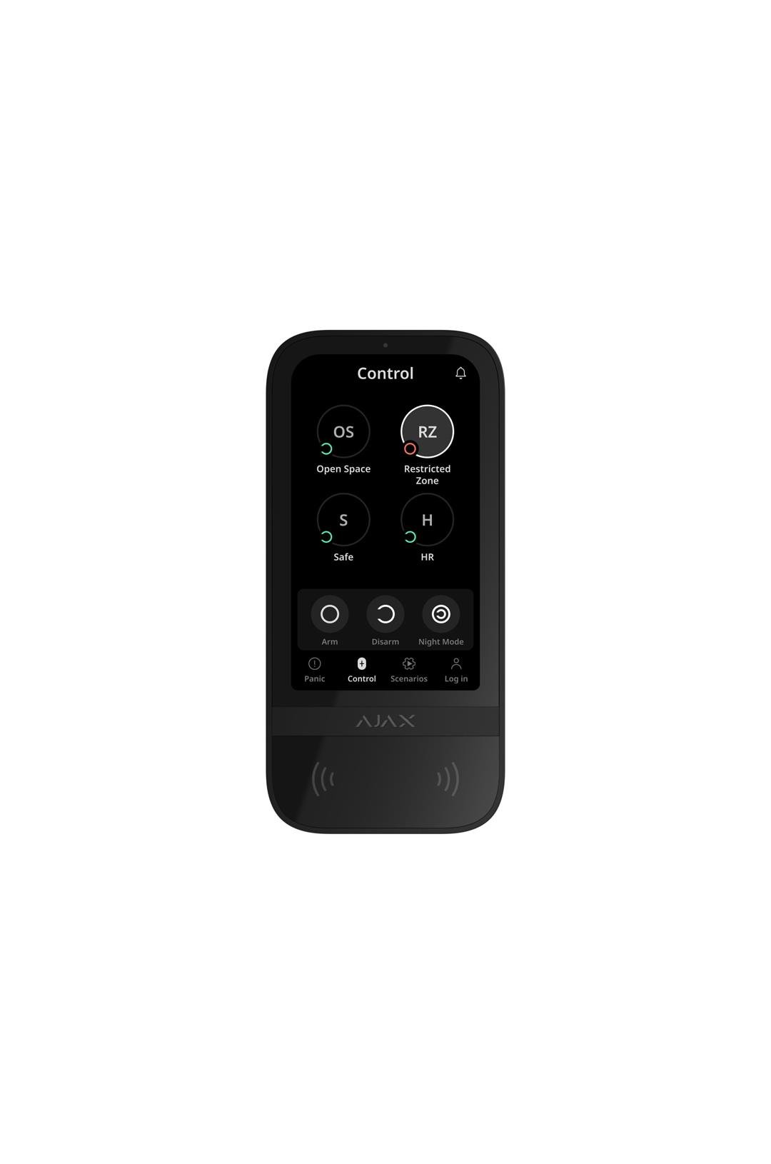 AJAX Keypad Touchscreen Dokunmatik Ekranlı Tuş Takımı Siyah