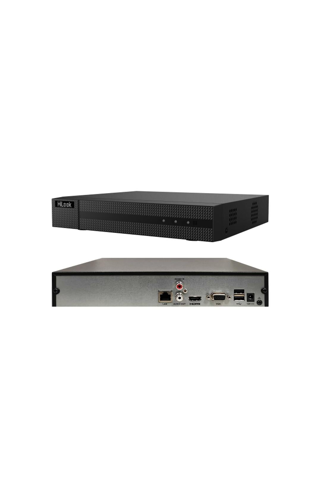 HILOOK NVR-116MH-C, 16Kanal, 8Mpix, H265+, 1 HDD Desteği, 1080P Kayıt, 160Mbps Bant Genişliği, NVR