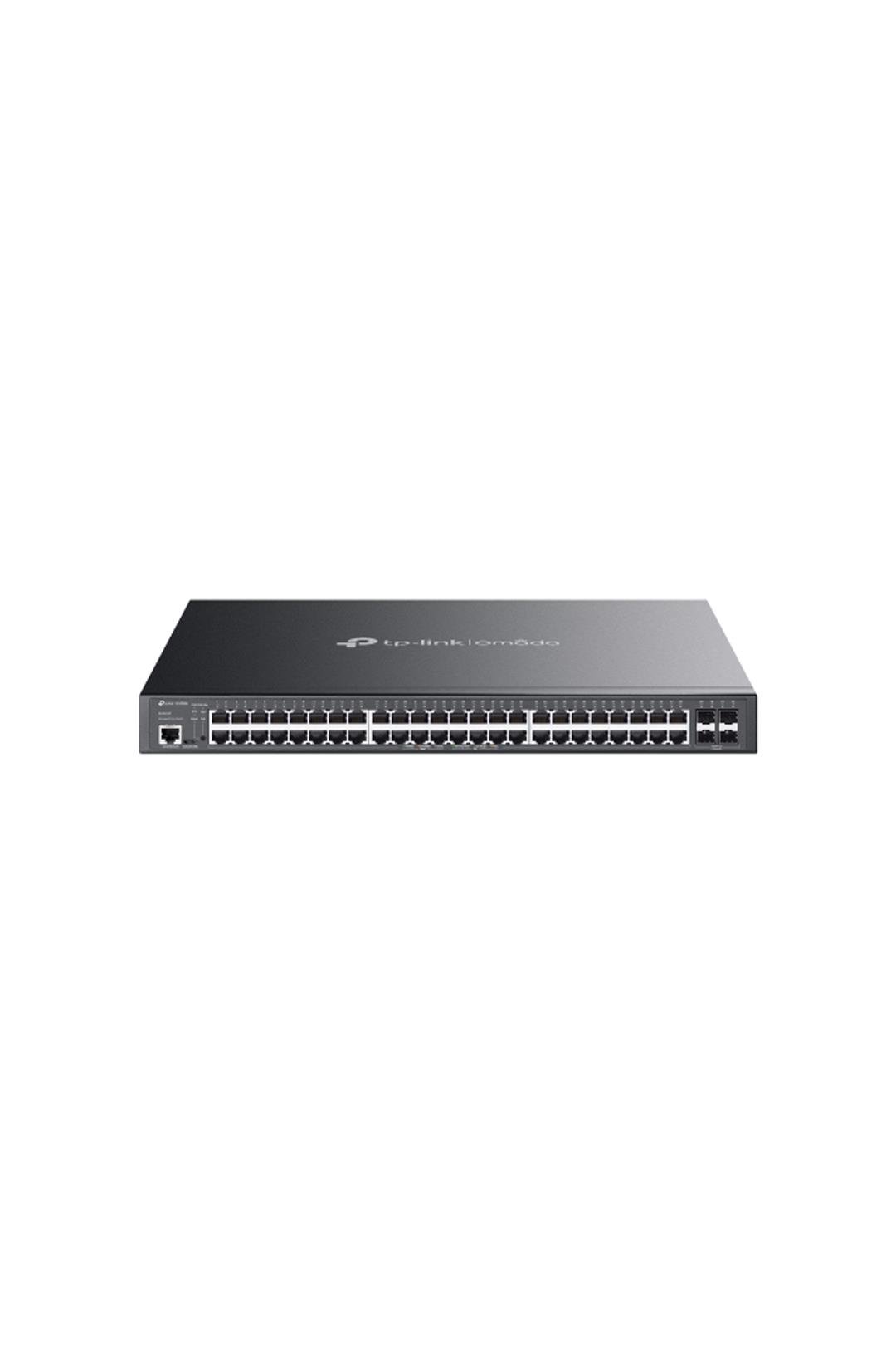 OMADA SG3452P, 52 Port Gigabit, 48 Port Gigabit PoE+, 384W, 4 Port SFP L2+ Yönetilebilir, Rackmount Metal Kasa Switch