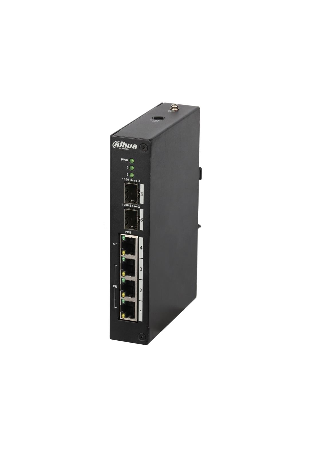 DAHUA PFS3206-4P-96 4 Kanal PoE Switch    ( 3FE PoE +1GE PoE +2GE SFP )
