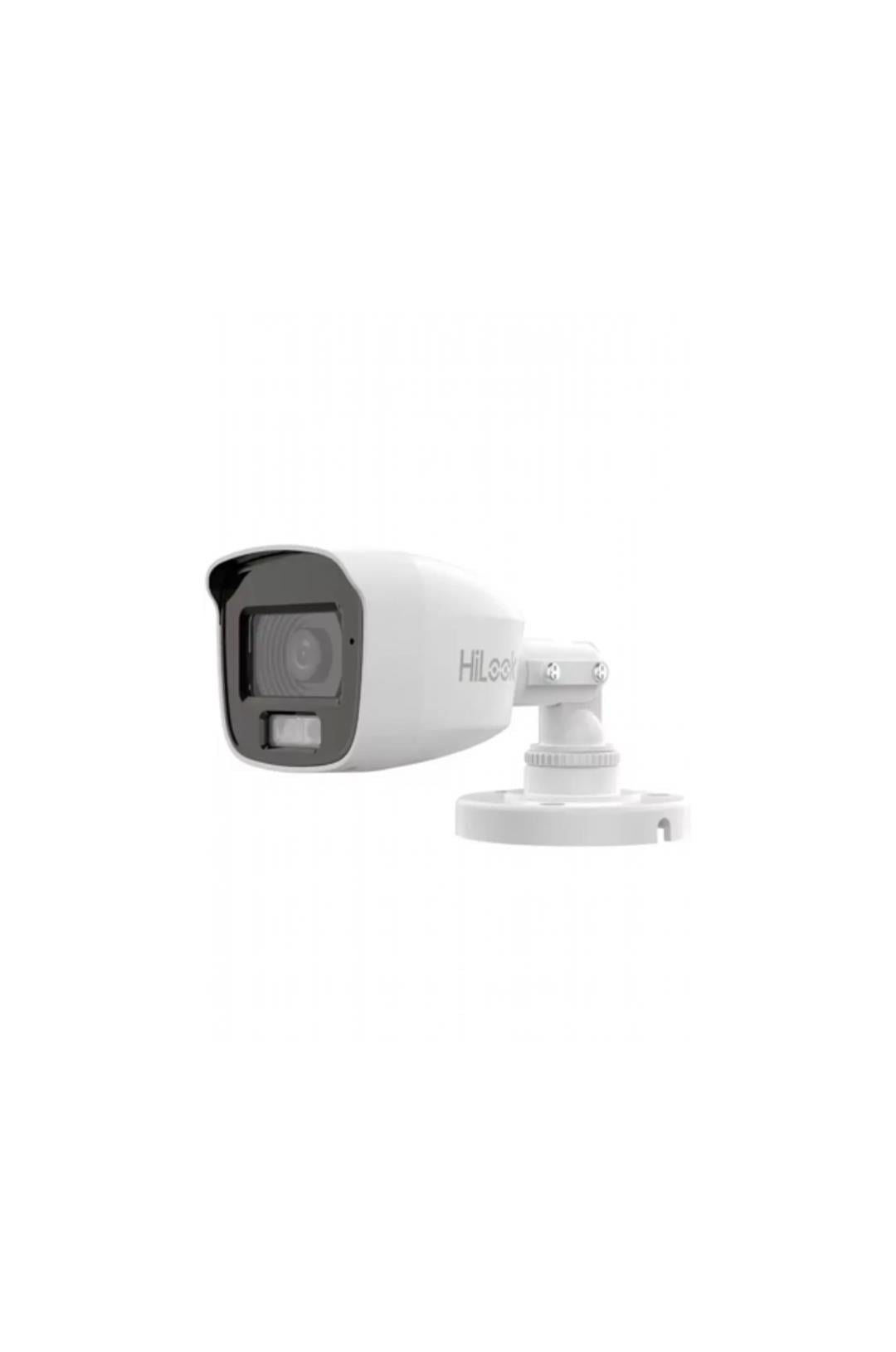 HILOOK THC-B127-LPS, 2Mpix, 2.8mm Lens, 20Mt Gece Görüşü, IP66, Dual Light, Dahili Mikrofon, Bullet Kamera