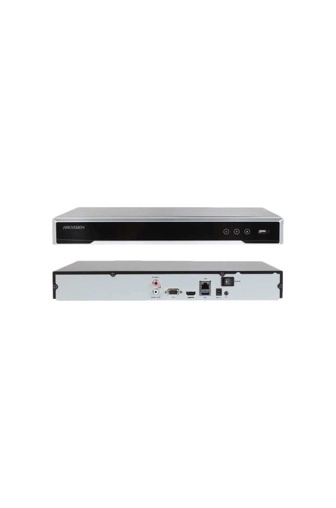 HIKVISION DS-7608NI-Q2, 8Kanal, 8Mpix, H265+,  Metal Kasa, NVR