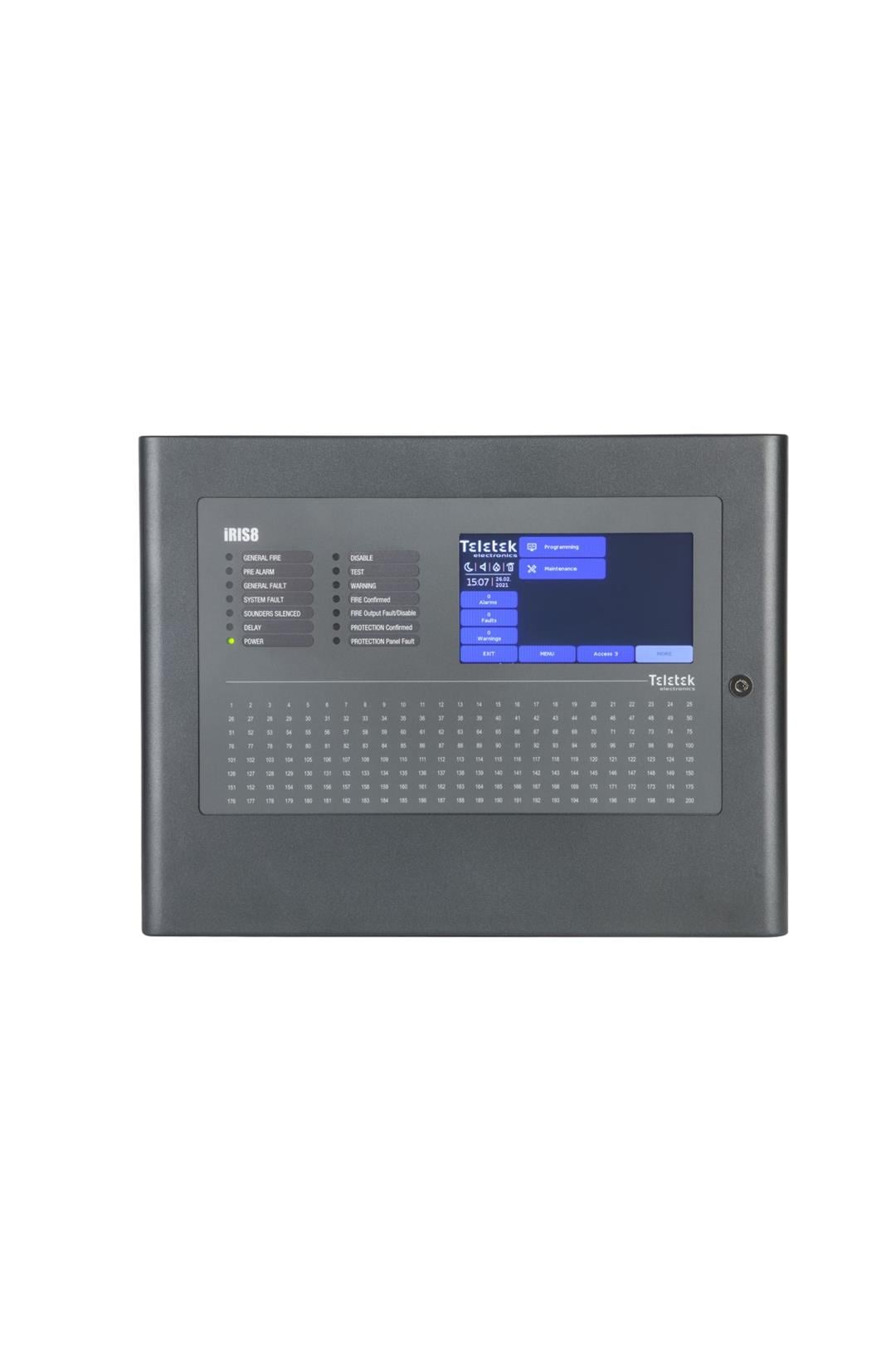 TELETEK IRIS8 (1-8) L-B  8 LOOP 8 Looplu Yangın İhbar Paneli