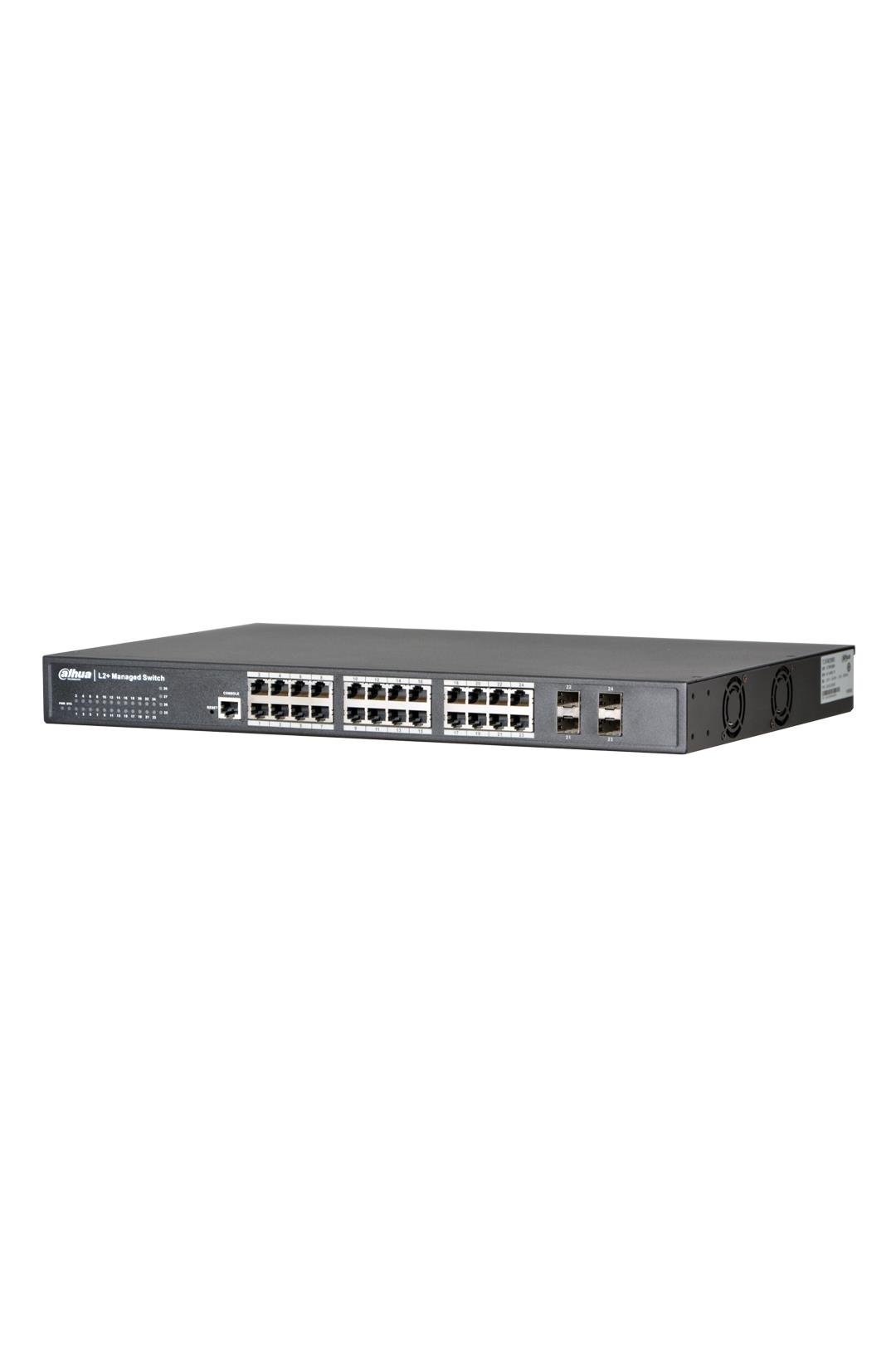 DAHUA PFS6428-24T 24 Kanal Layer3 Gigabit Yönetilebilir Switch ( 24GE+ 4 SFP /10GE SFP ) 