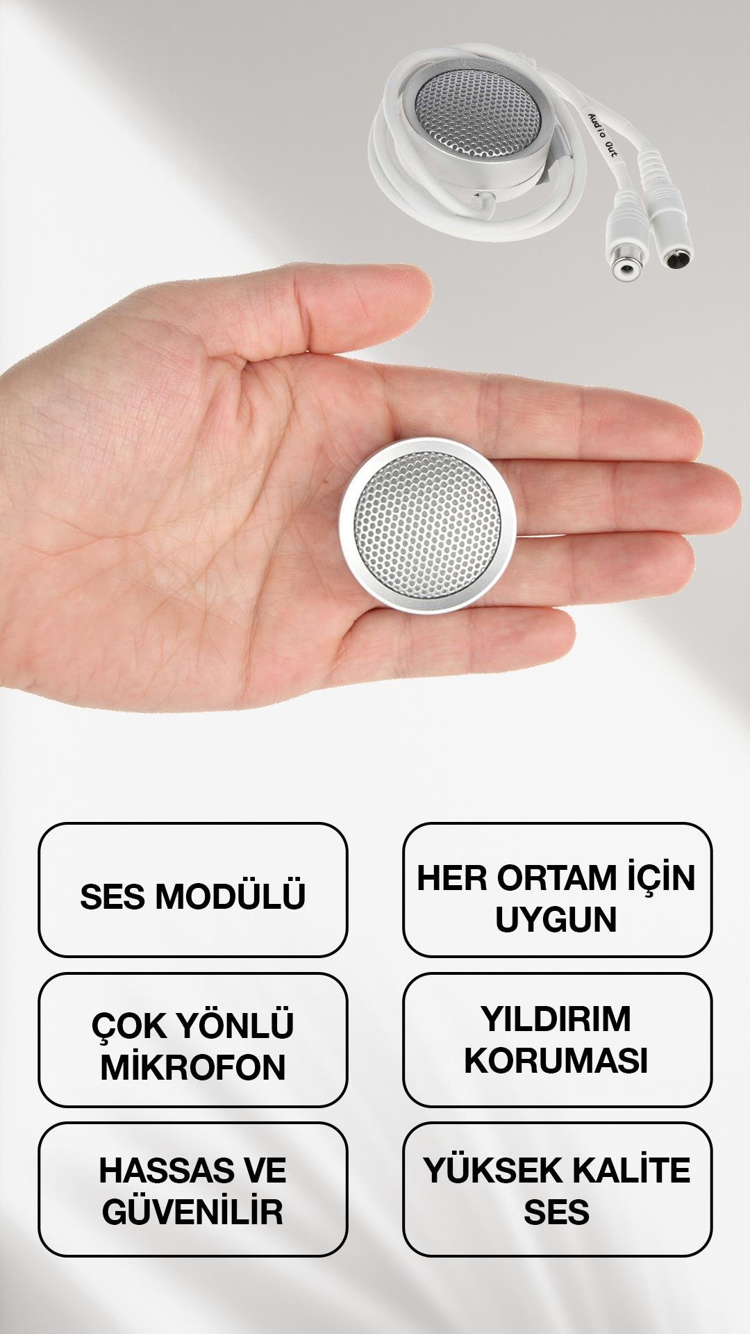 DAHUA İç Ortam Ses Dinleme Ünitesi